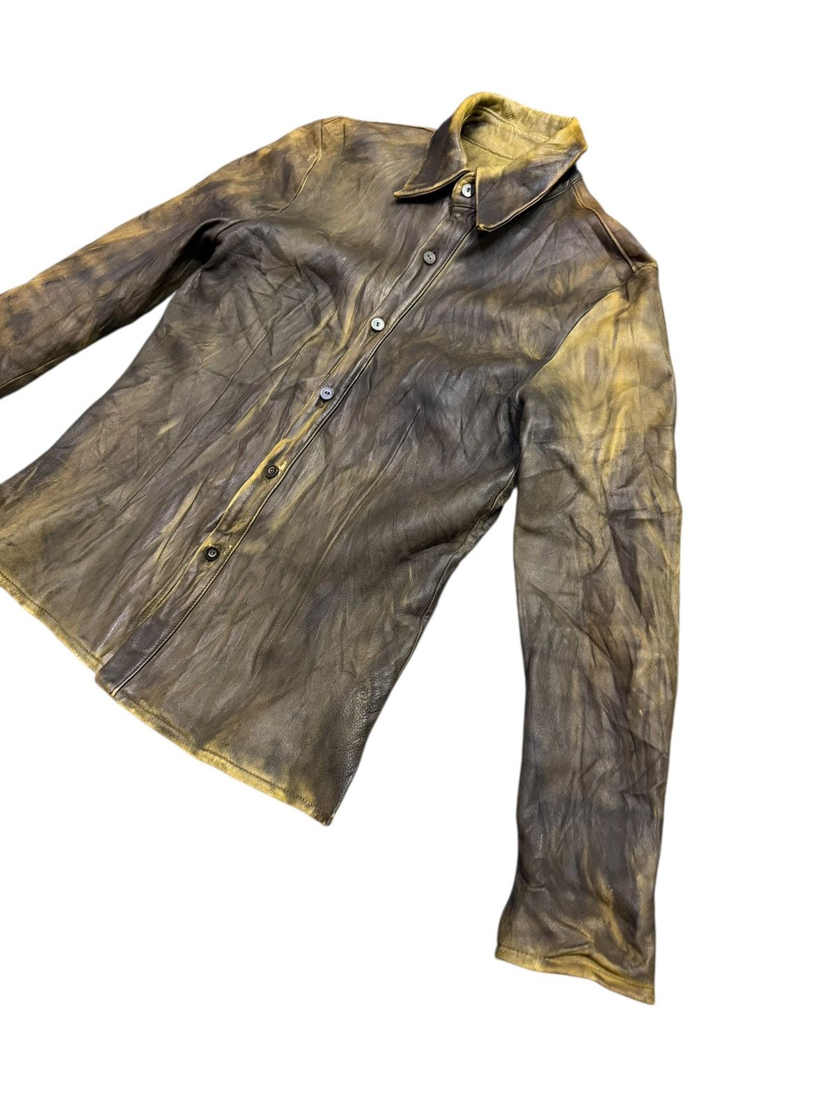 Isamu Katayama Backlash Isamu Katayama Backlash Lambskin Button Up Jacket Size US M / EU 48-50 / 2 - 2 Thumbnail