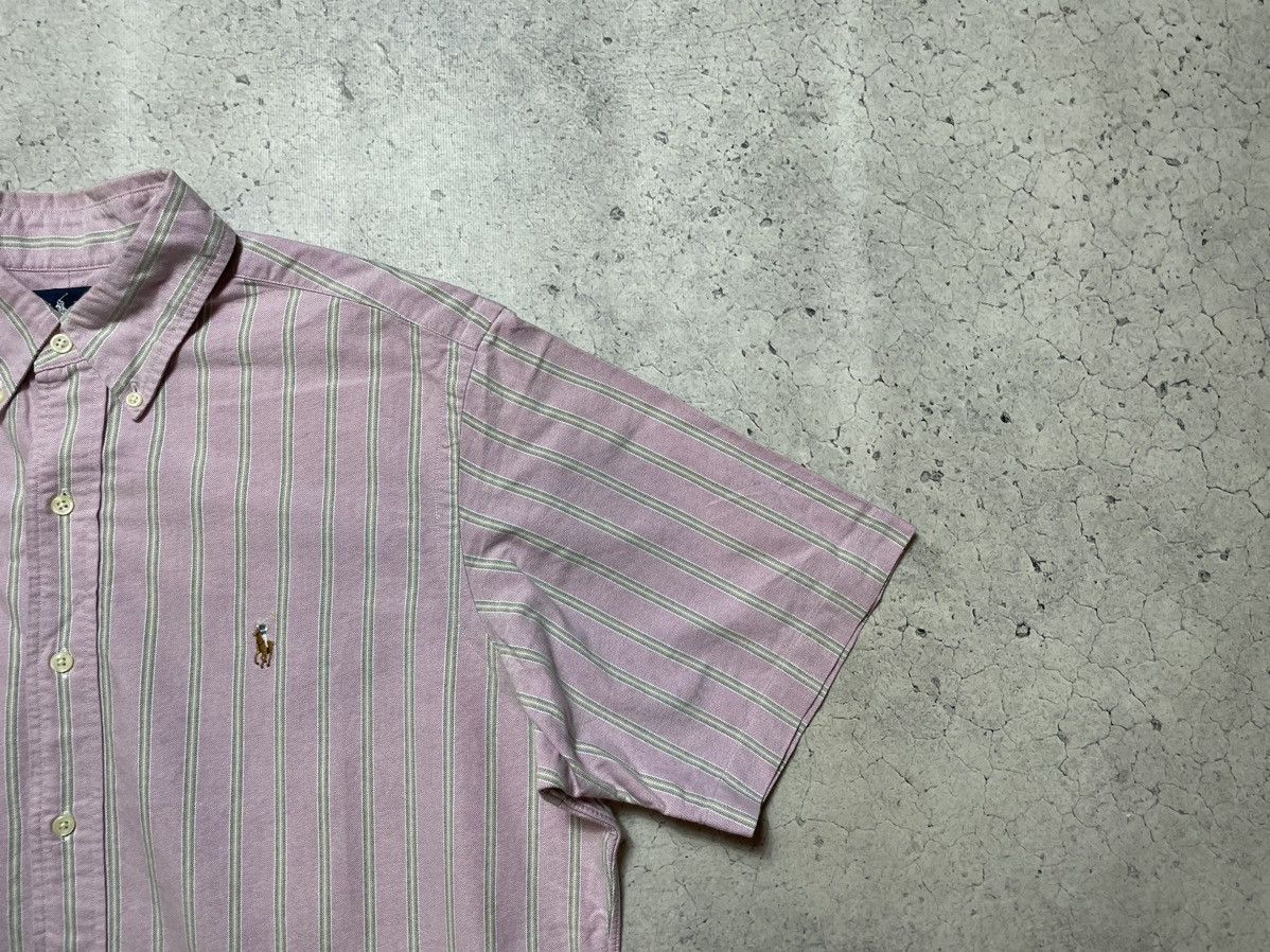 Polo Ralph Lauren × Ralph Lauren × Vintage Polo Ralph Lauren Vintage Button Up Short Sleeve Shirt PRL Size US L / EU 52-54 / 3 - 3 Thumbnail