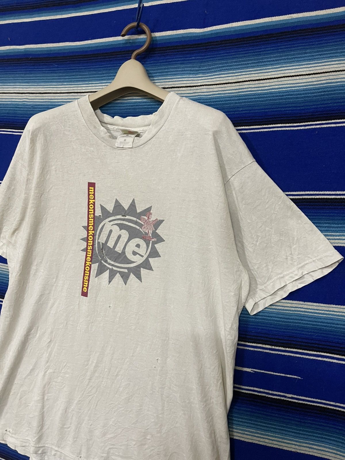 Band Tees × Vintage RARE 💥Vintage Distressed Me Studio Album By Mekons T Shirt Size US L / EU 52-54 / 3 - 2 Thumbnail