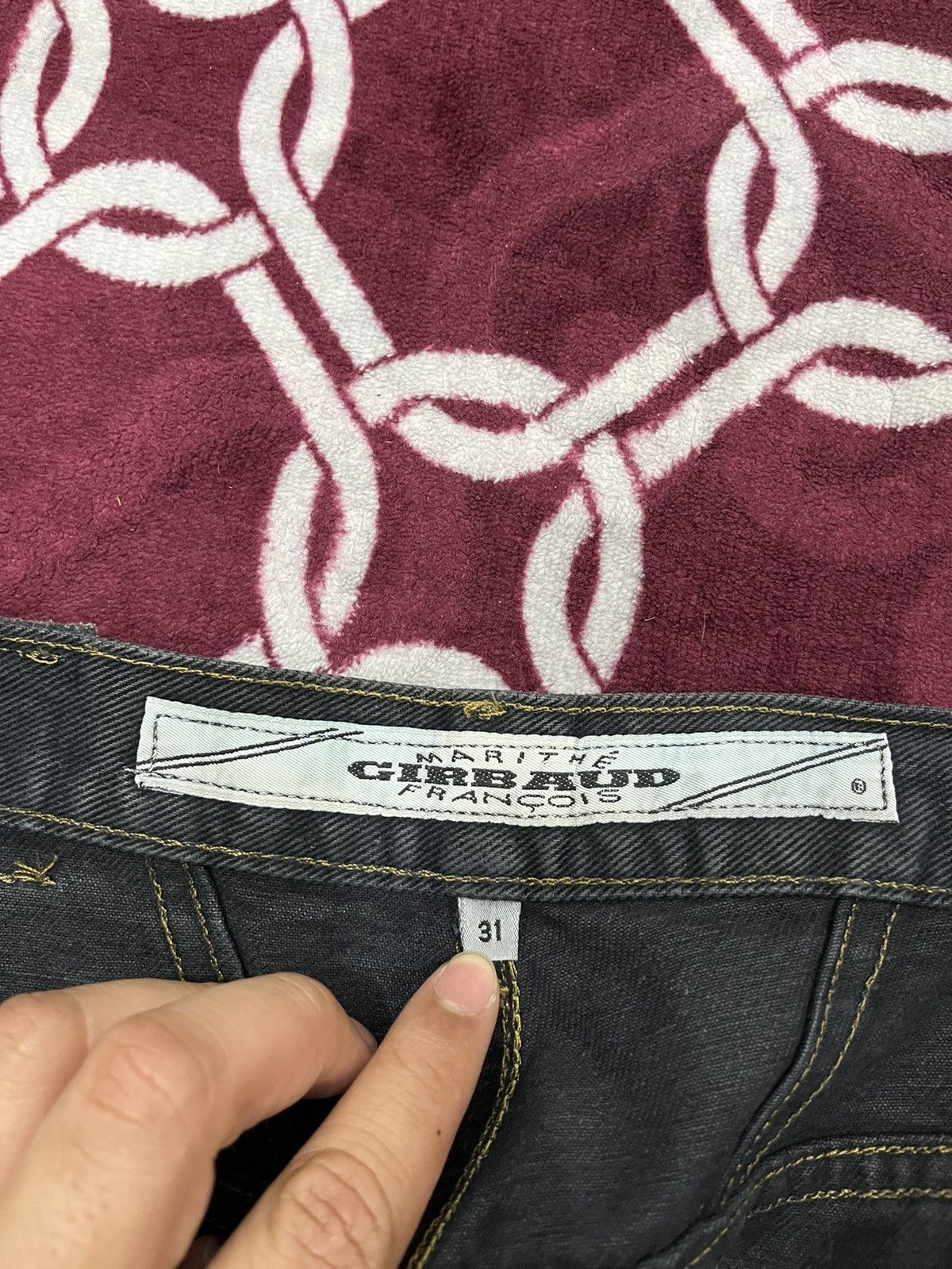 Marithe + Francois Girbaud Vintage Marithe Francois Girbaud MFG Black Faded Denim Size US 30 / EU 46 - 20 Thumbnail