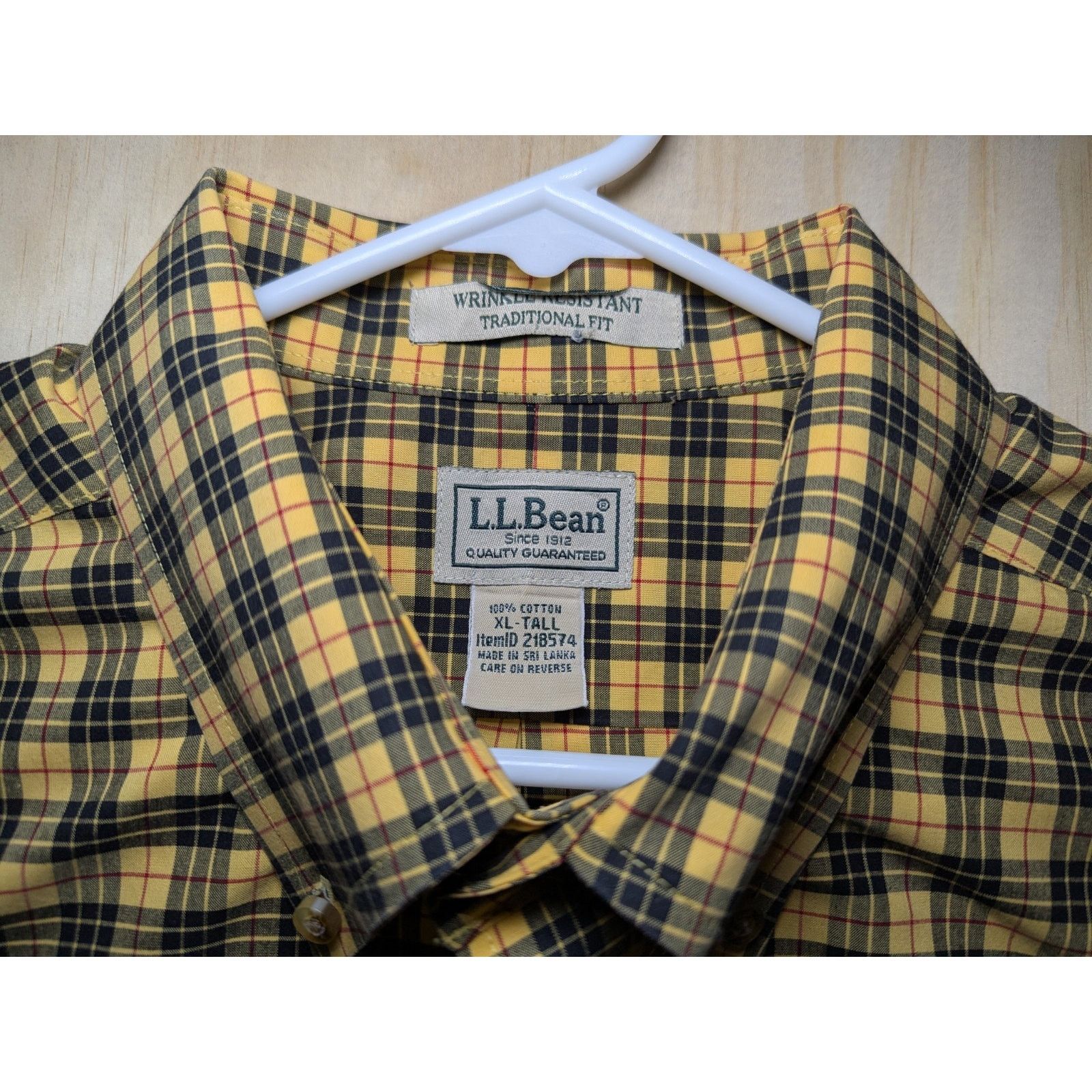 L.L. Bean LL Bean Men's XL-Tall Wrinkle Resistant Cotton Button-Down Size US XL / EU 56 / 4 - 4 Thumbnail
