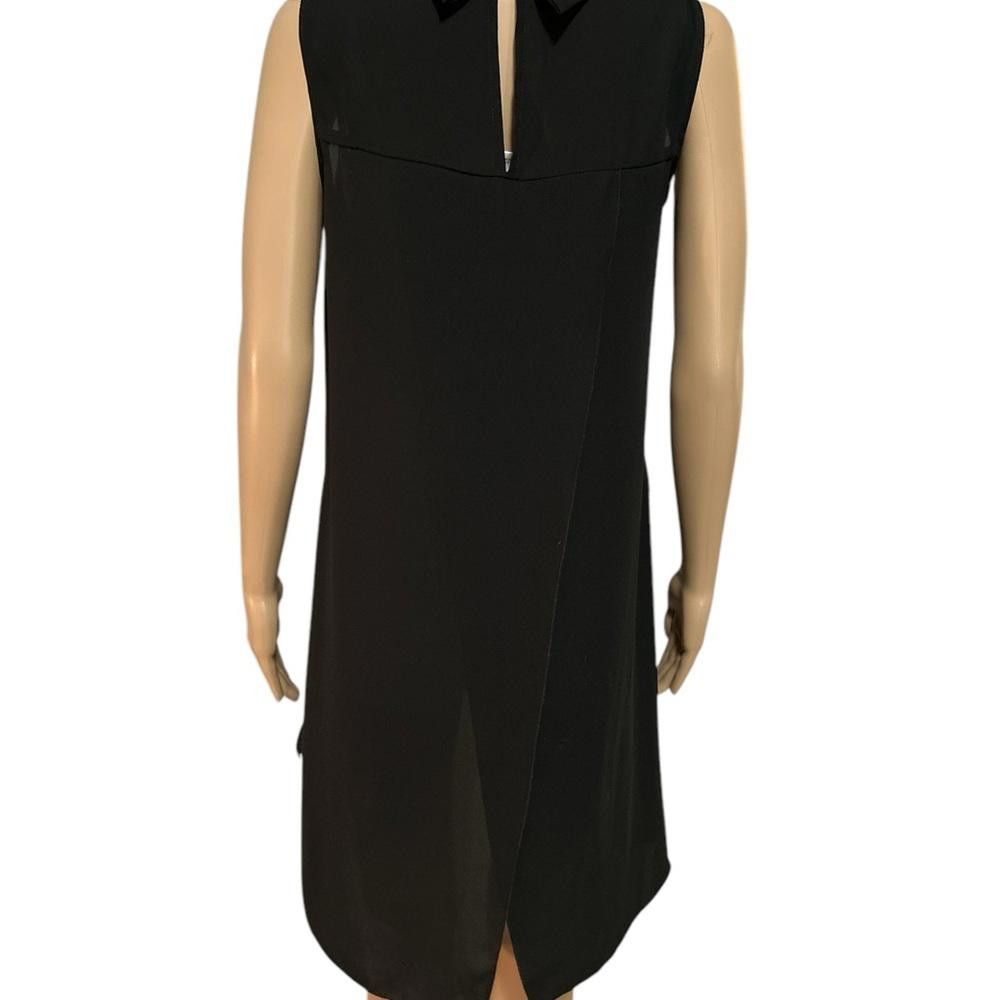 Designer Elegant Black sheer Sleeveless Dress Size XS / US 0-2 / IT 36-38 - 3 Thumbnail