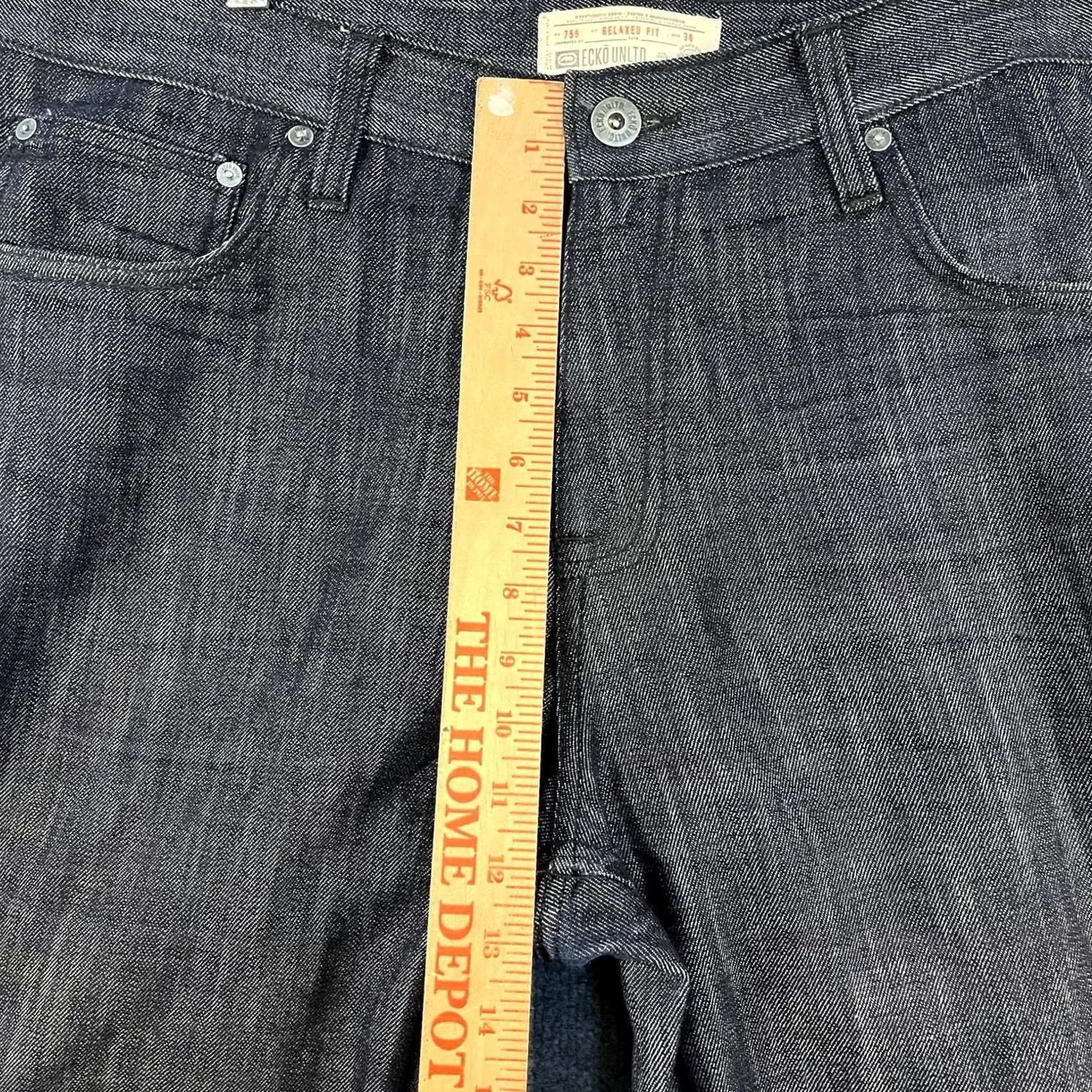 Ecko Unltd. Ecko Unltd Shorts Bermuda Mens W36 Black Denim Jorts Baggy Fit 90s Y2K Skate Streetwear Size US 36 / EU 52 - 3 Thumbnail