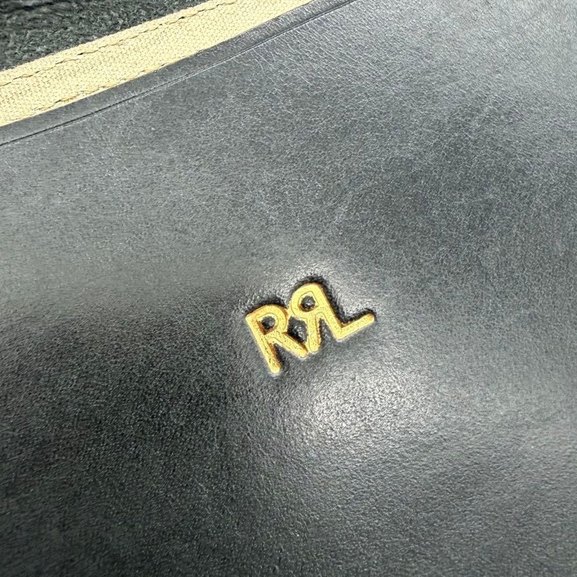 Ralph Lauren RRL Ralph Lauren Clutch Bag Leather Black Concho-button Pre-owned Men's Size ONE SIZE - 6 Thumbnail