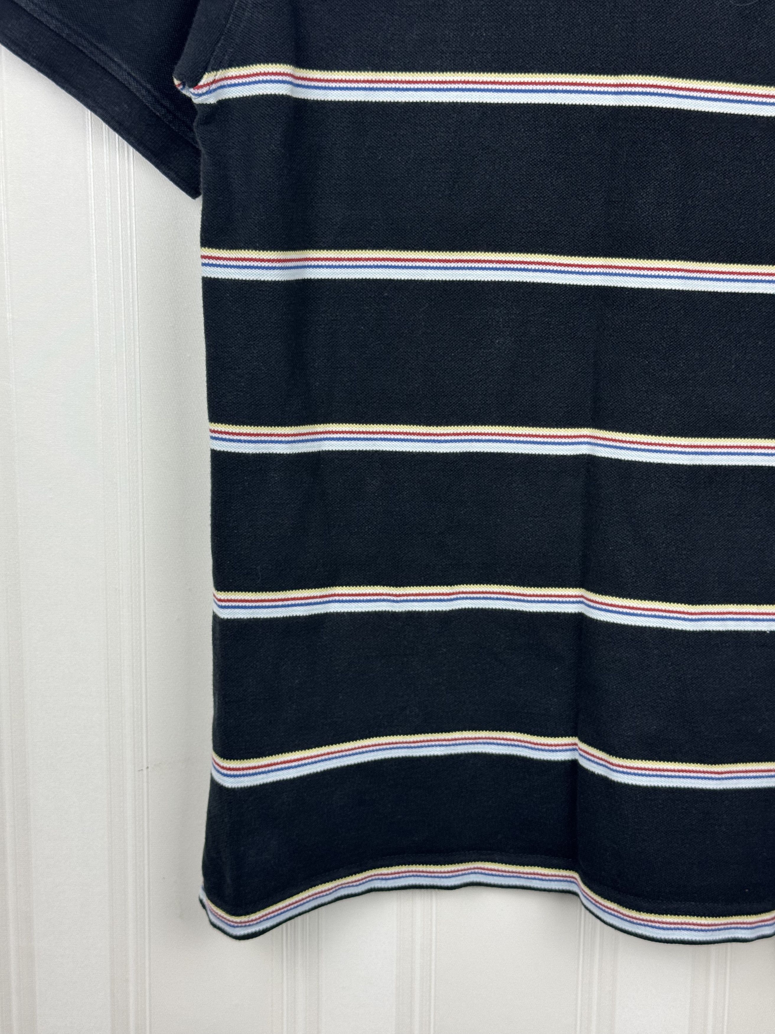 Vintage VINTAGE Guinness Logo Polo Shirt Size S Black Striped Size US S / EU 44-46 / 1 - 17 Thumbnail