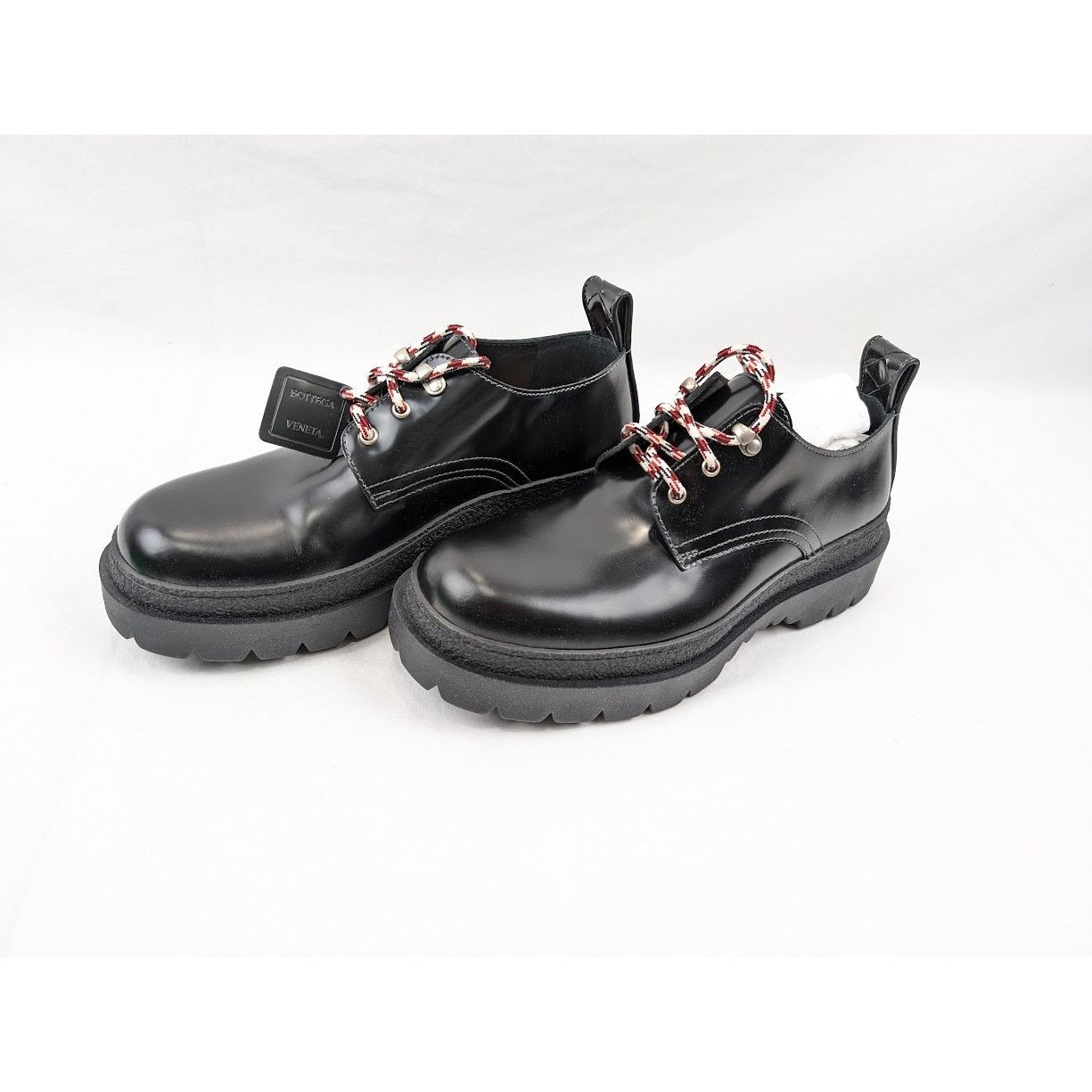 Bottega Veneta o1rshd1 Q:2 / Highway Lace Up Shoes Texas Calf in Black Size US 11 / EU 44 - 16 Thumbnail