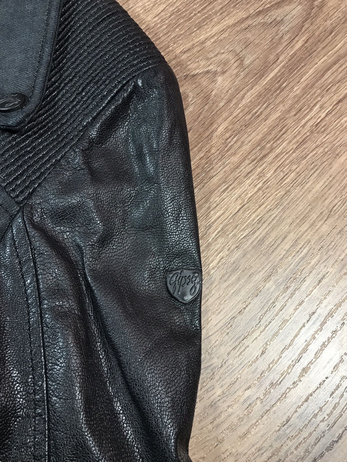 Japanese Brand Leather Denim Mauritius Biker Jacket Size M Size US M / EU 48-50 / 2 - 5 Thumbnail