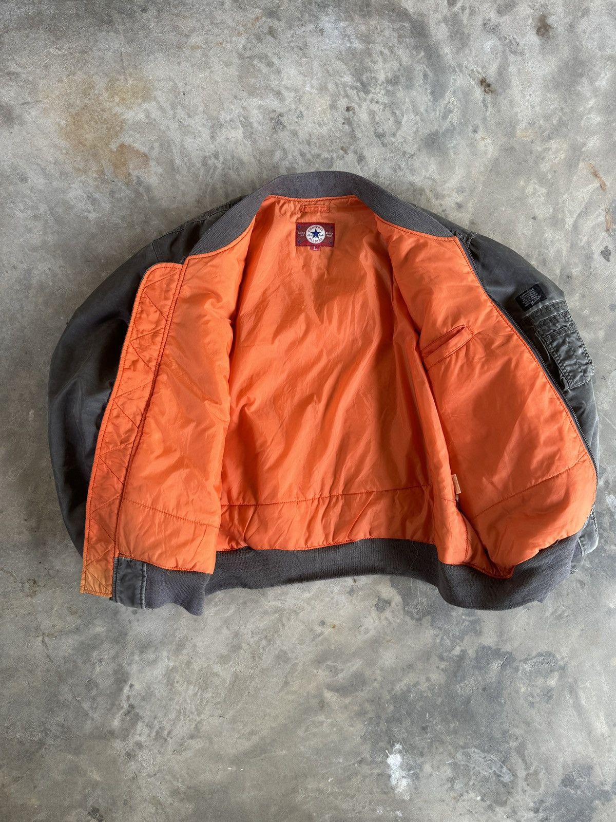 Converse Vintage Faded MA-1 Flight Jacket Size US L / EU 52-54 / 3 - 11 Thumbnail