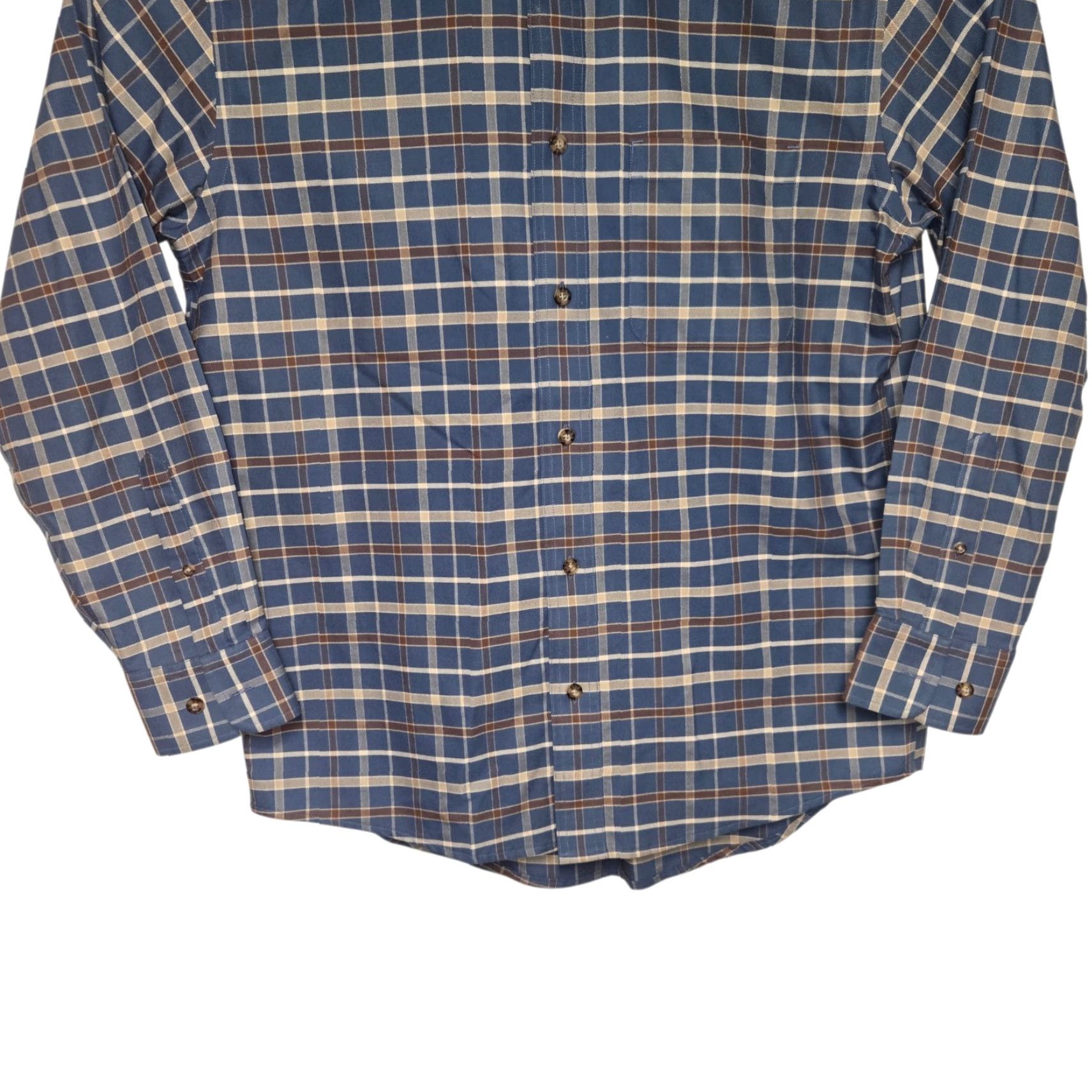 Vintage Cabela's Shirt Men's M Plaid Long Sleeve Button-Up with Pockets NWOT Outdoor Camp Casual Workwear Blue Size US M / EU 48-50 / 2 - 3 Thumbnail