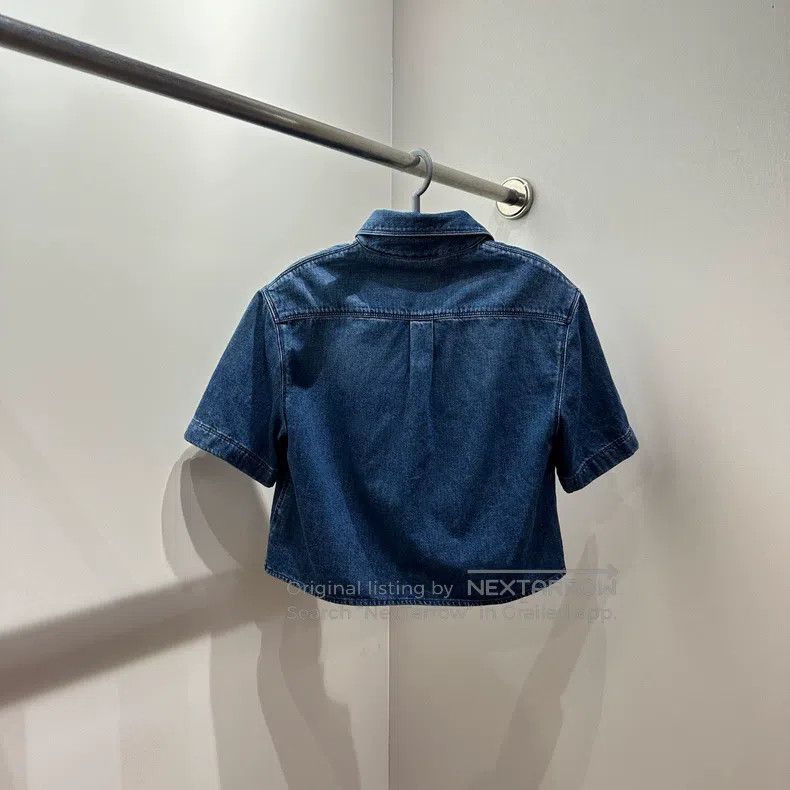 Loewe Loewe 25SS Collar Logo Denim Shirt Size XS / US 0-2 / IT 36-38 - 2 Thumbnail