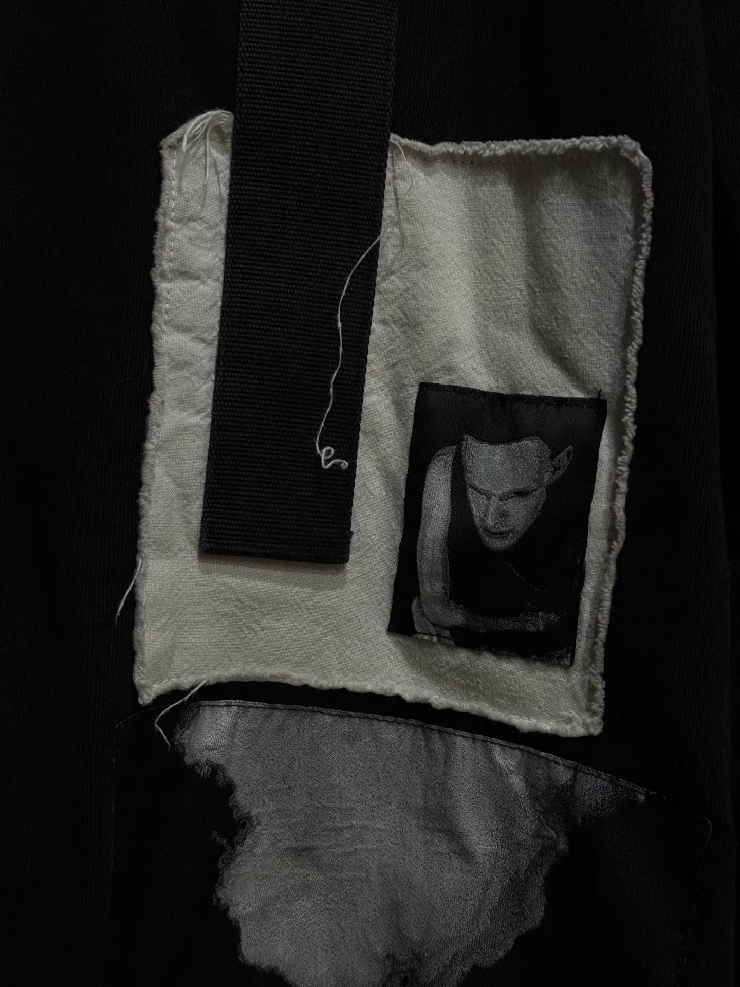Rick Owens Rick Owens 16fw Patch Long Sleeve Pullover Sweatshirt Size US L / EU 52-54 / 3 - 5 Thumbnail