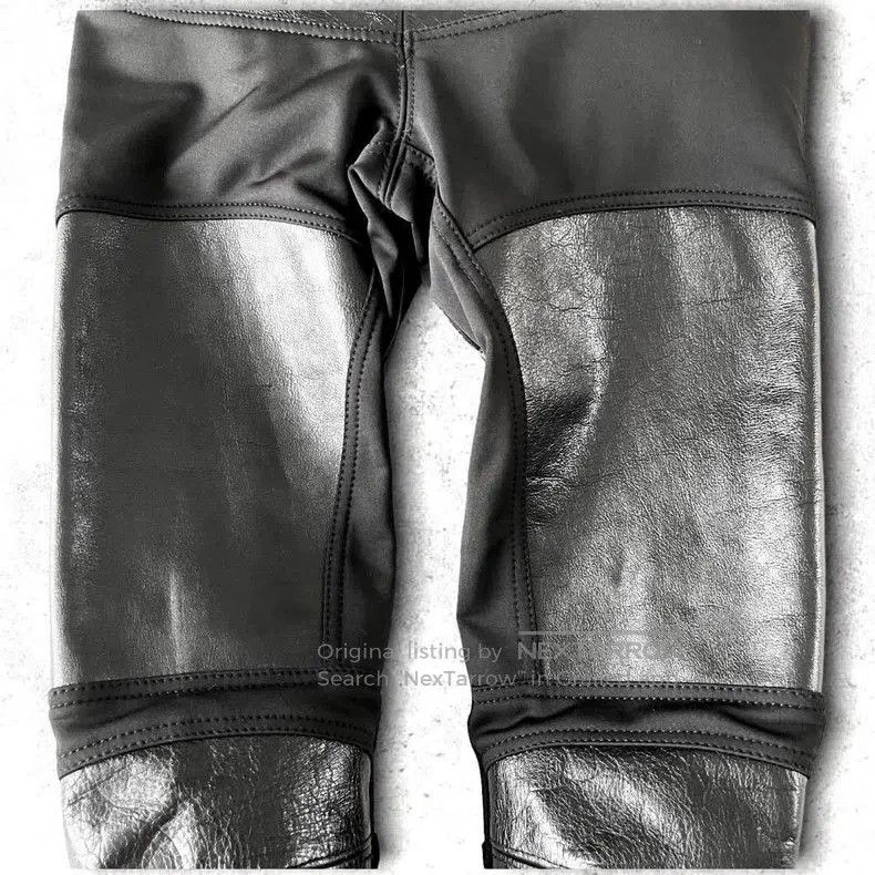 Junya Watanabe Junya Watanabe Leather Paneled Pants. Size US 26 / EU 42 - 3 Thumbnail