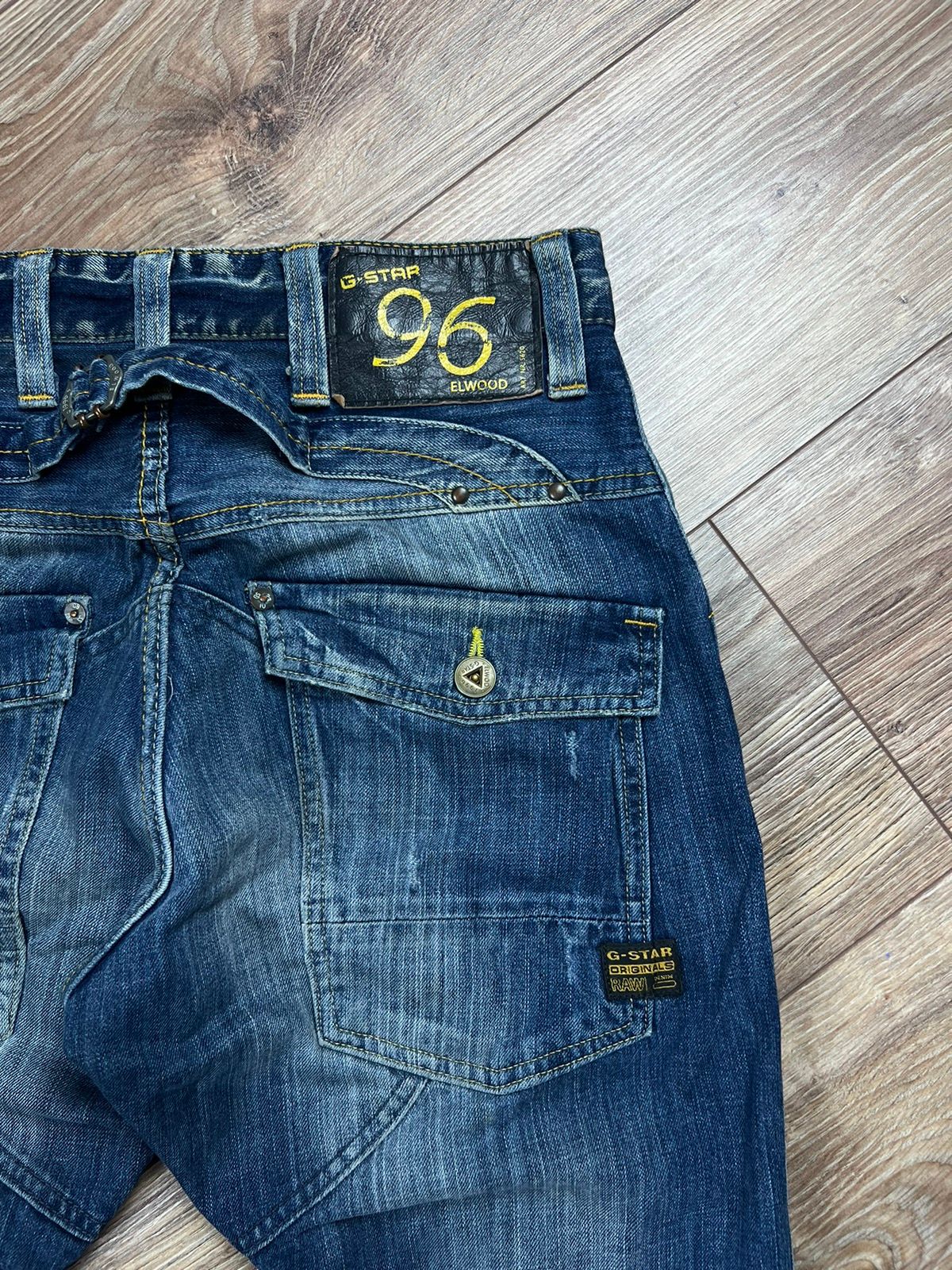 Vintage 💫 90’S G-STAR RAW VINTAGE DOUBLE KNEE OPIUM WASHED JEANS Size US 30 / EU 46 - 3 Thumbnail