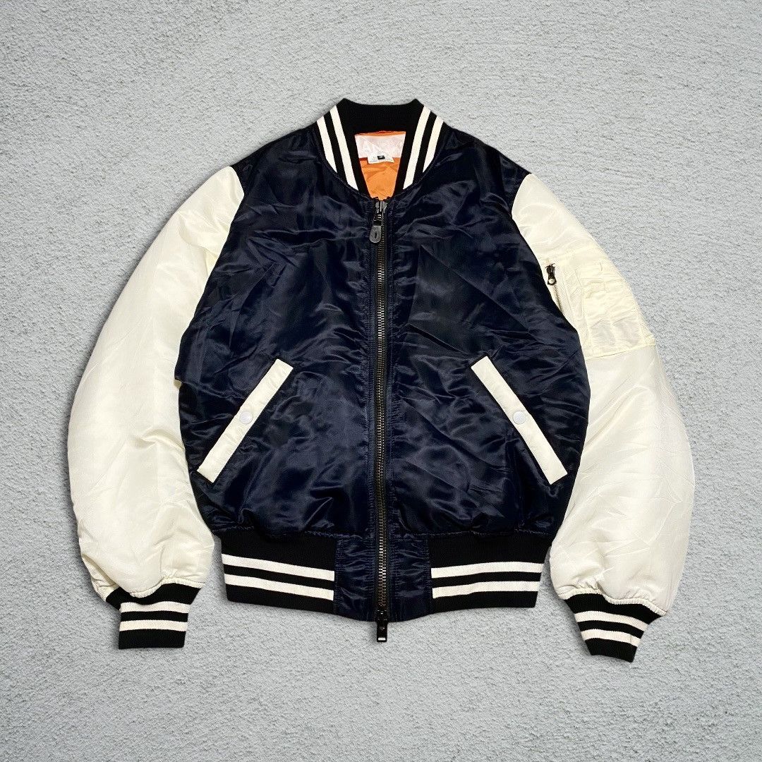 Comme des Garcons AW15 COMME DES GARCONS TWO-TONE MA-1 BOMBER JACKET BY GANRYU Size US M / EU 48-50 / 2 - 2 Thumbnail