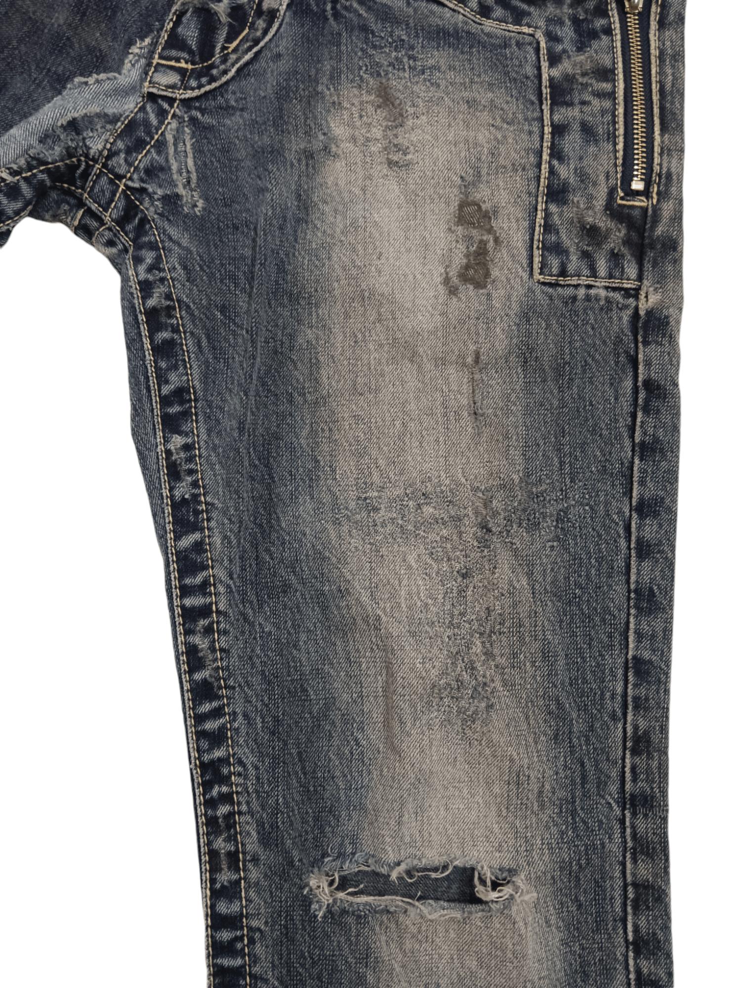 semanticdesign 🔥Semantic Design🔥 Thrasher Distressed Denim Size US 31 - 10 Thumbnail