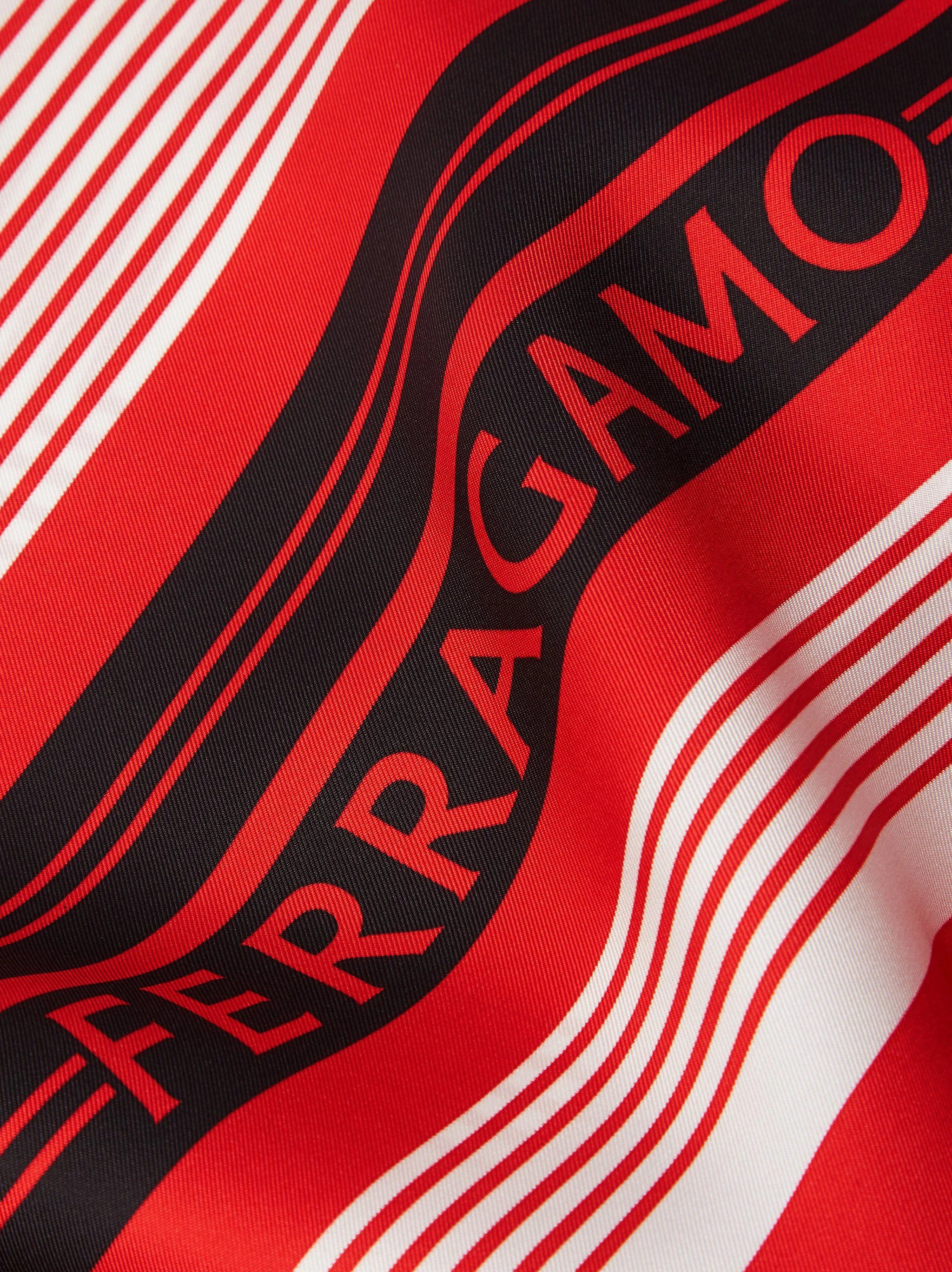 Salvatore Ferragamo o1s1rm1024 Size: 90x90 Cm / Scarf in Multicolor Size ONE SIZE - 3 Thumbnail