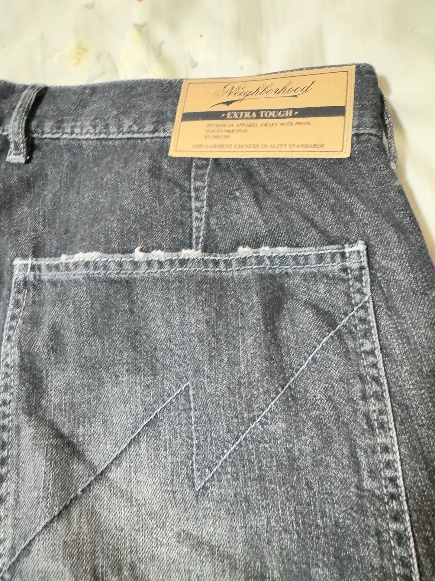 Neighborhood Neighborhood 25ss Nevada Washed Ink Black L Jeans Size US 34 / EU 50 - 6 Thumbnail