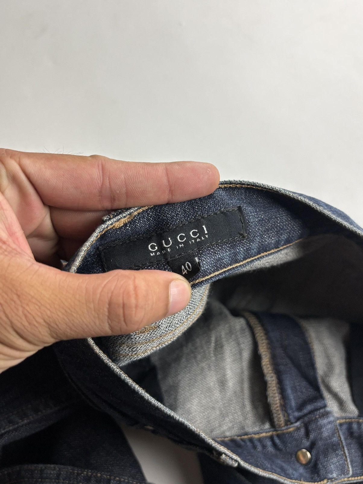 Gucci Gucci-Tom Ford Flared Denim Jeans Size 29" - 6 Thumbnail
