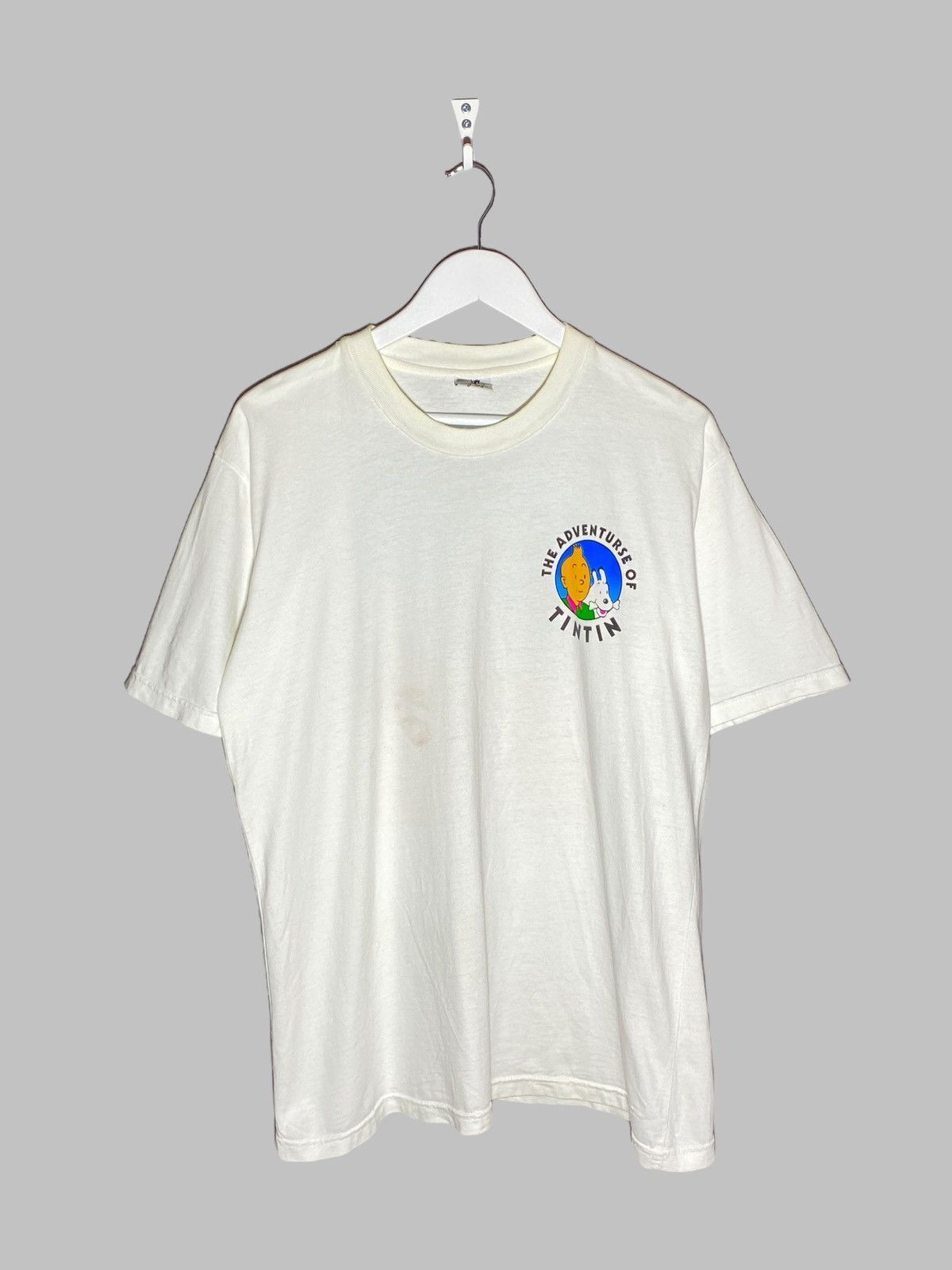 Cartoon Network 🔥 TINTIN GOLDEN CLAWS TEE 90S DESERT VIBES COMIC STYLE Size US M / EU 48-50 / 2 - 2 Thumbnail