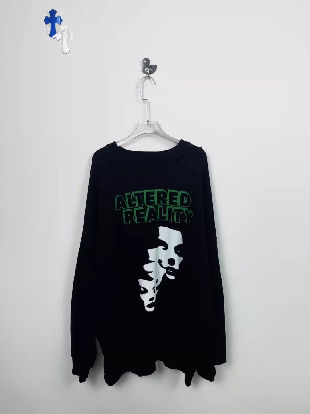 Raf Simons Raf Simons Letter portrait printed round neck long sleeve sweater Size US S / EU 44-46 / 1 - 1 Thumbnail
