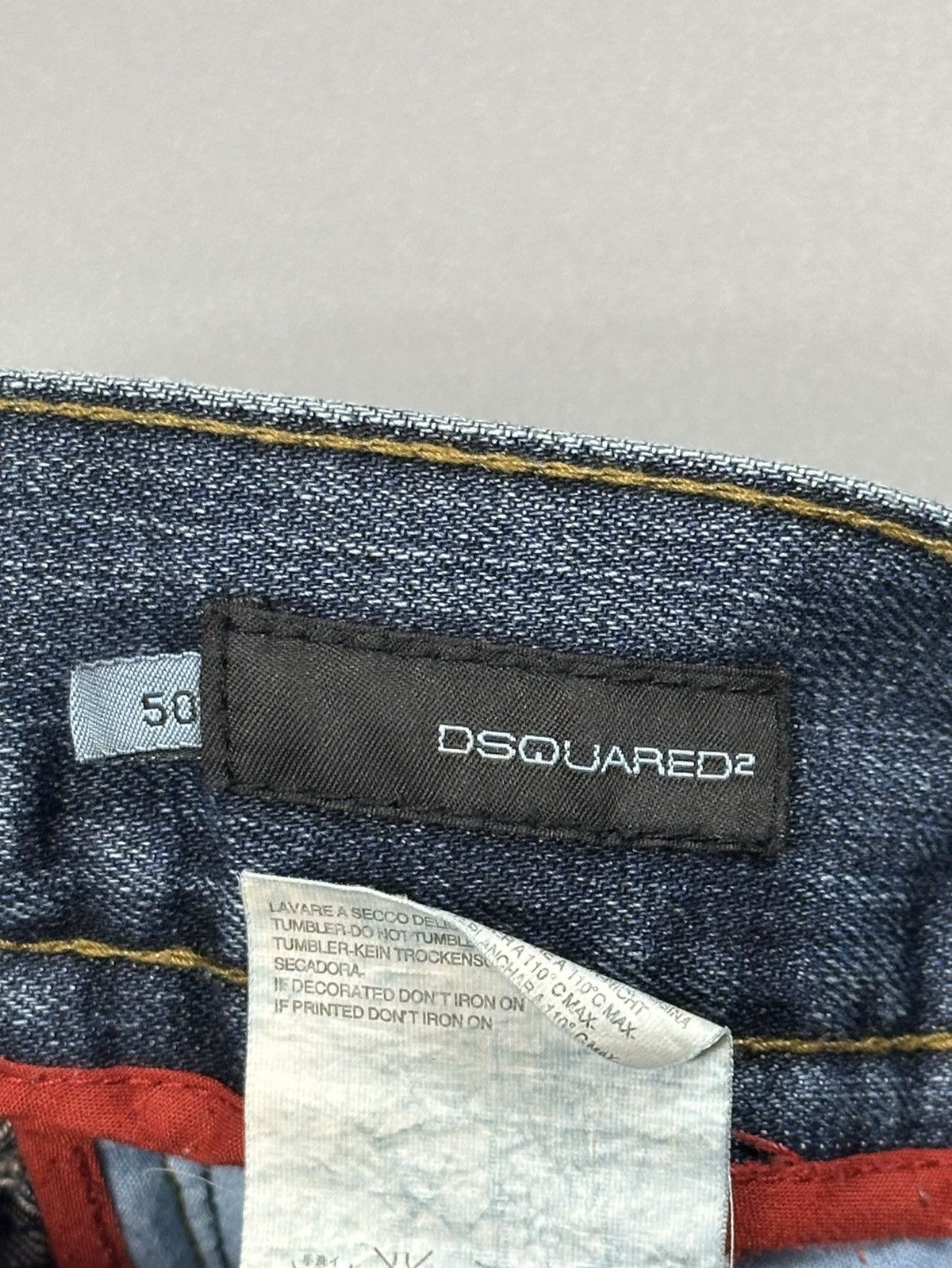 Dsquared2 F/W2005 Dsquared2 'Twins Range' Cotton Cashmere Jeans Denim Size US 34 / EU 50 - 11 Thumbnail