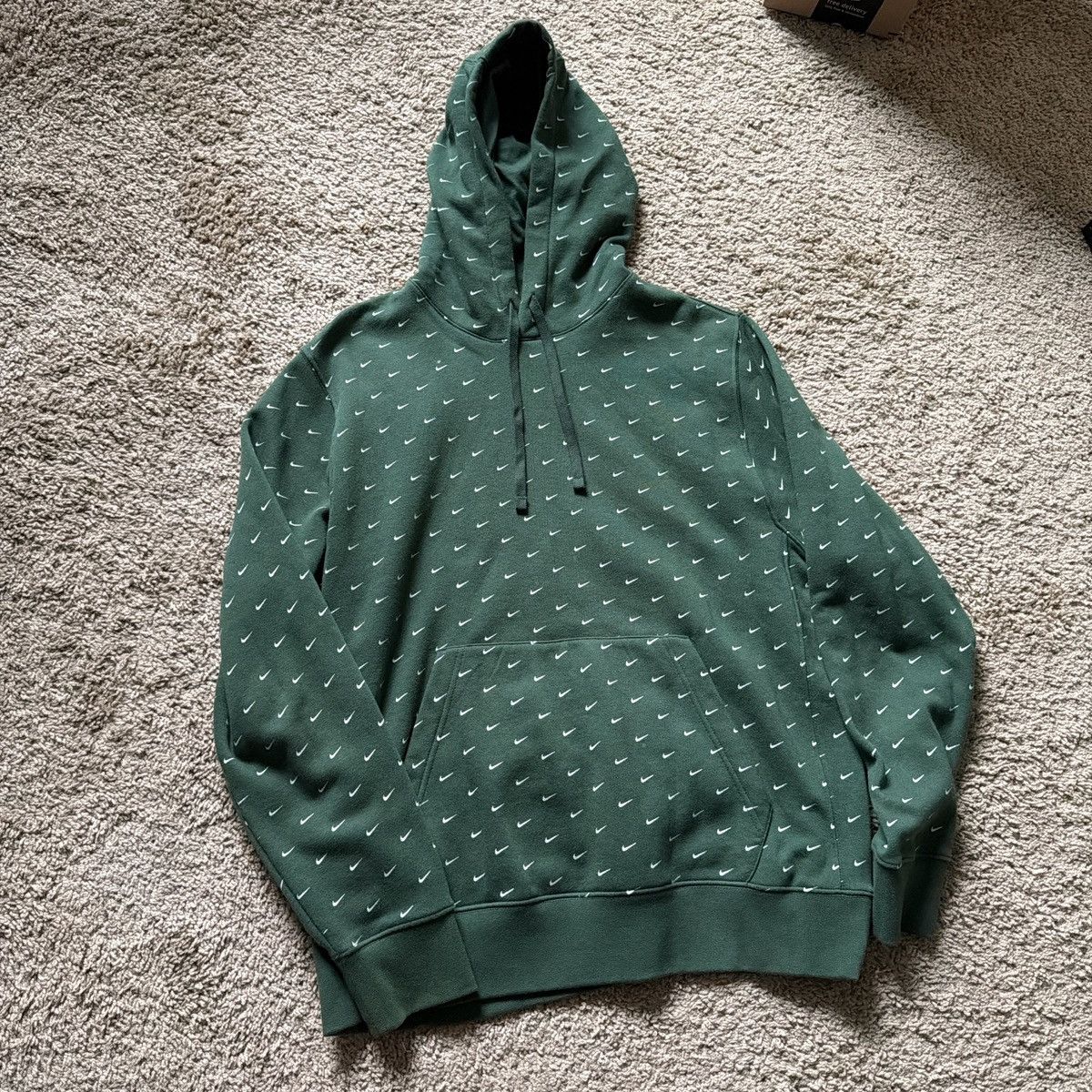Nike Nike Green Hoodie Size US L / EU 52-54 / 3 - 1 Thumbnail