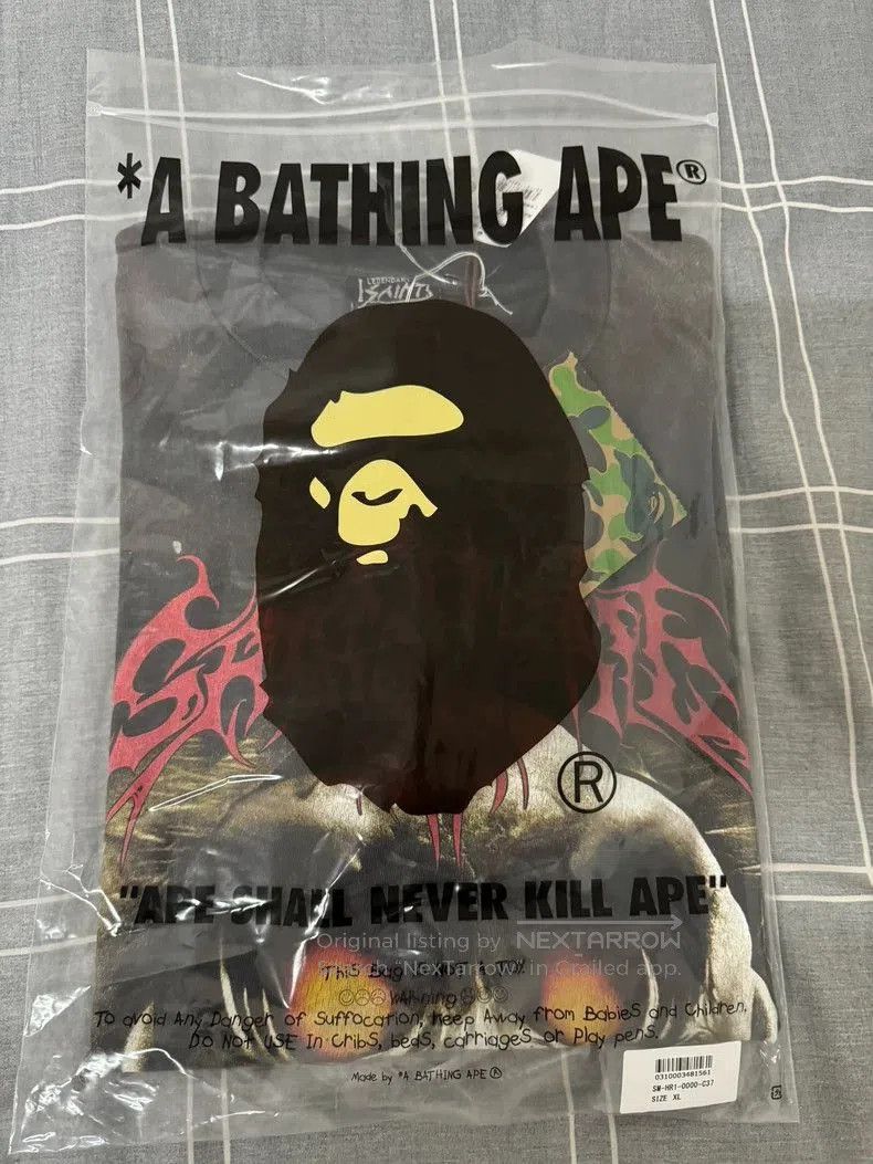 Saint Michael Saint Michael x Bape Skull Graphic Tee. Size US XL / EU 56 / 4 - 7 Thumbnail