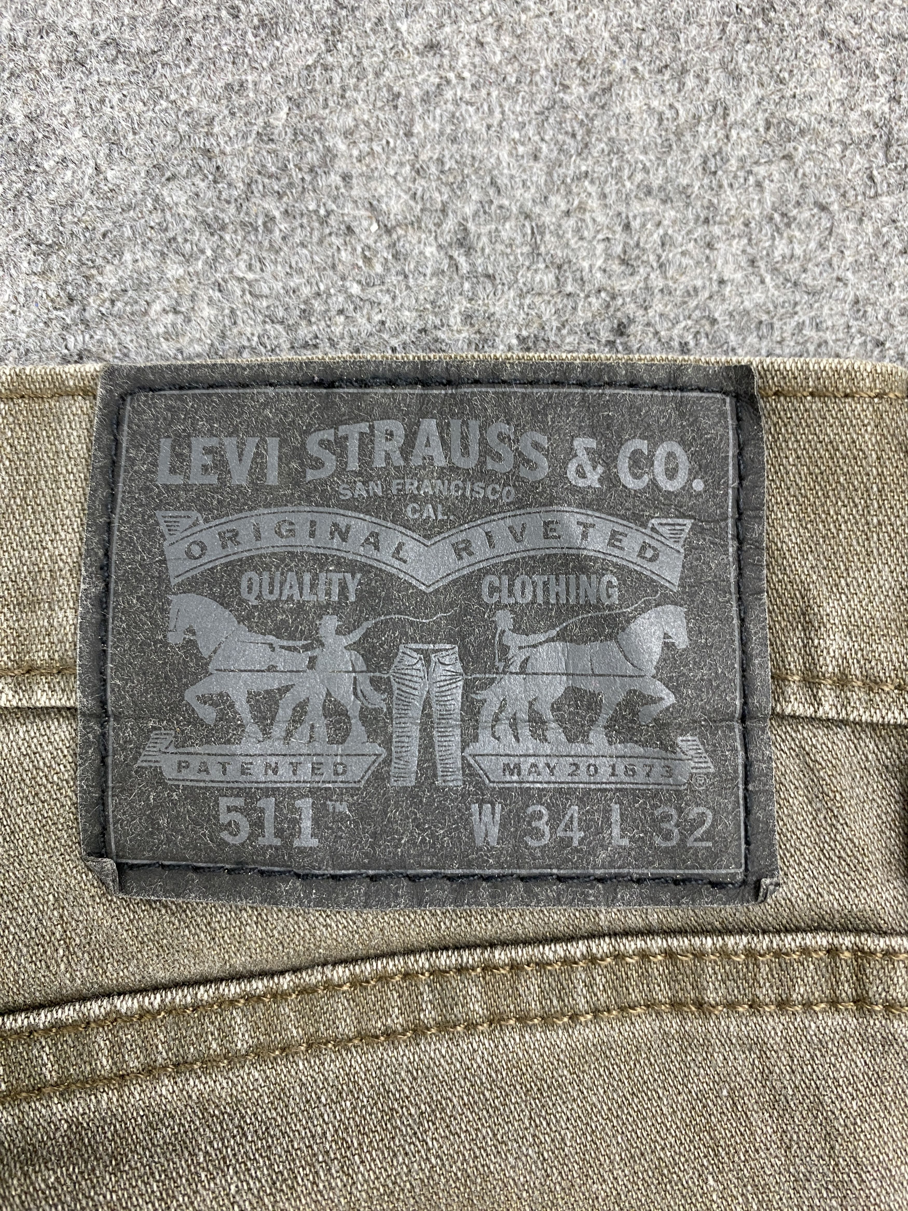Levi's × Vintage Faded Black Vintage Levis 511 Jeans Size US 34 / EU 50 - 5 Thumbnail