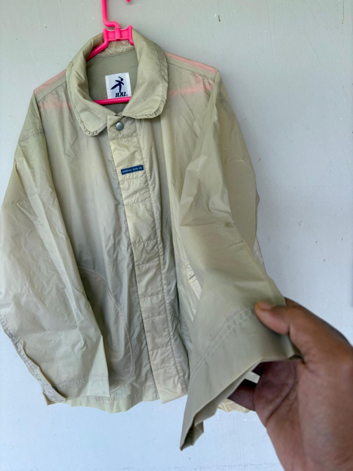 Issey Miyake Vintage Hai Sporting Gear Issey Miyake Nylon Jacket Be Happy Size US M / EU 48-50 / 2 - 3 Thumbnail
