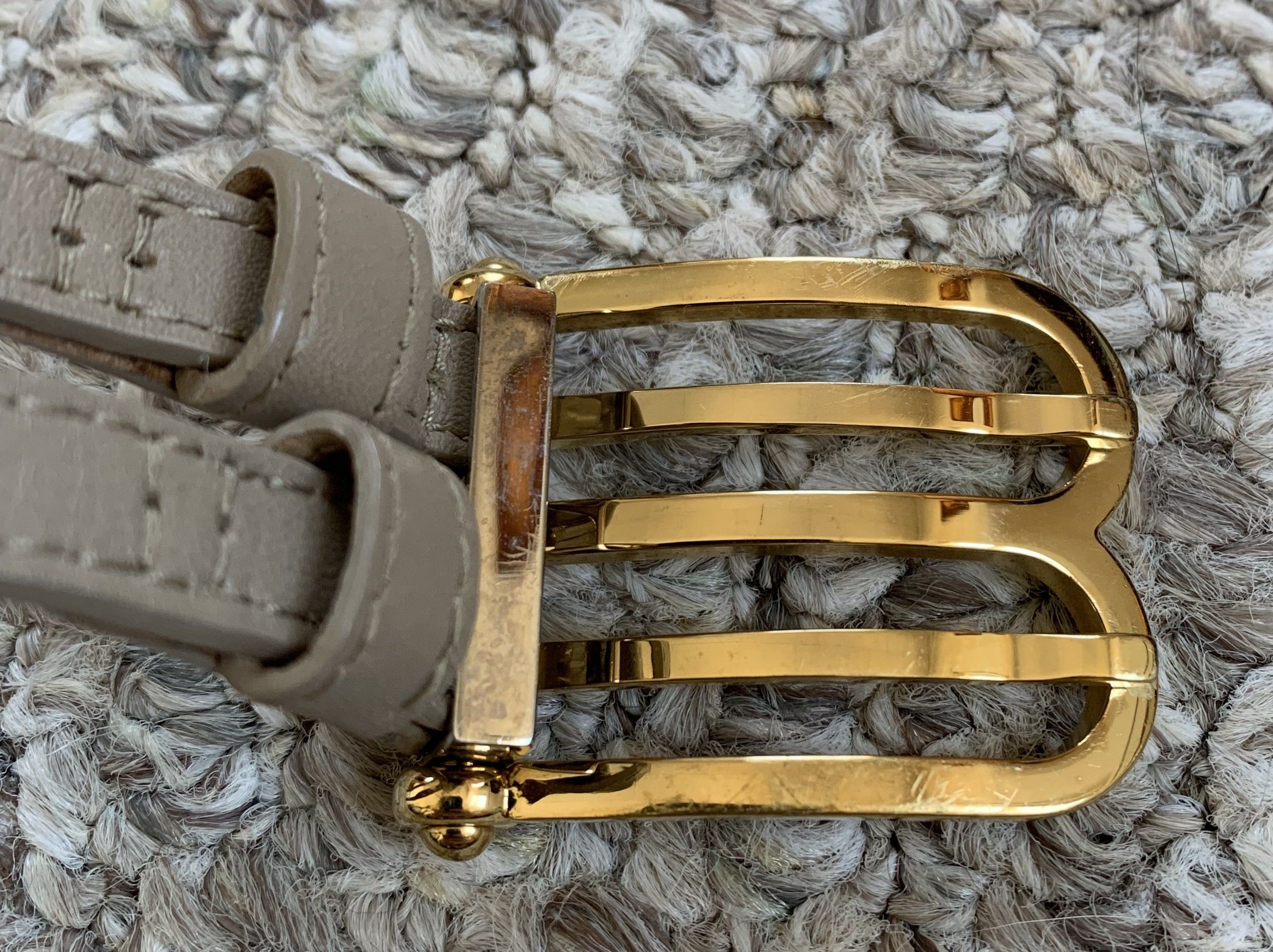 Balenciaga Balenciaga B-Logo Leather Bracelet Size ONE SIZE - 3 Thumbnail