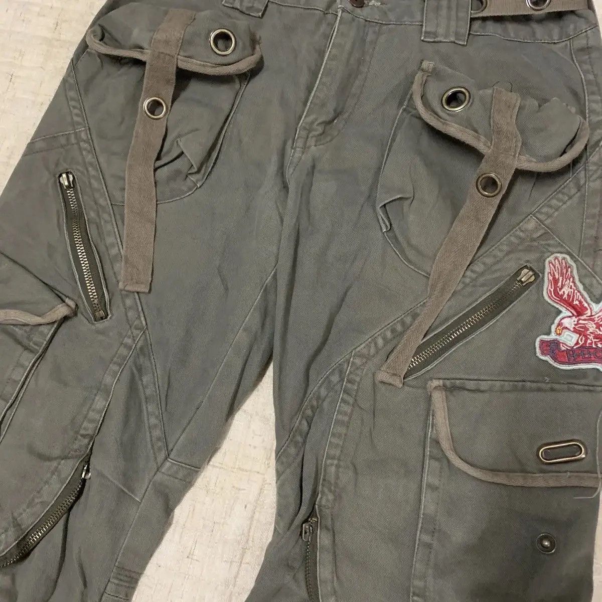 If Six Was Nine H-Boy Designed in Italy W29 L31 Bondage MultiZipper Pants Size US 29 - 5 Thumbnail
