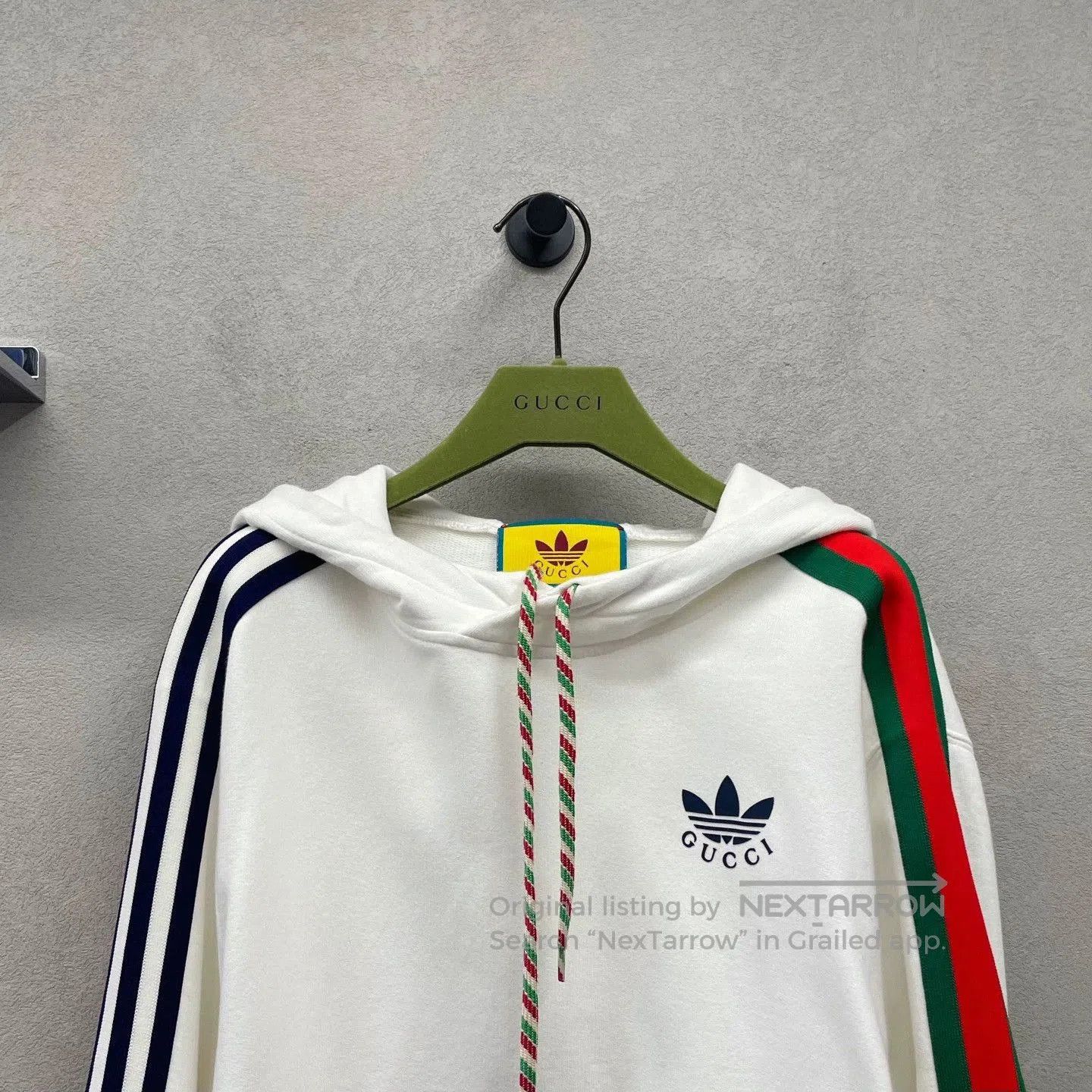 Gucci gucci x adidas white hooded sweatshirt. Size US XS / EU 42 / 0 - 4 Thumbnail