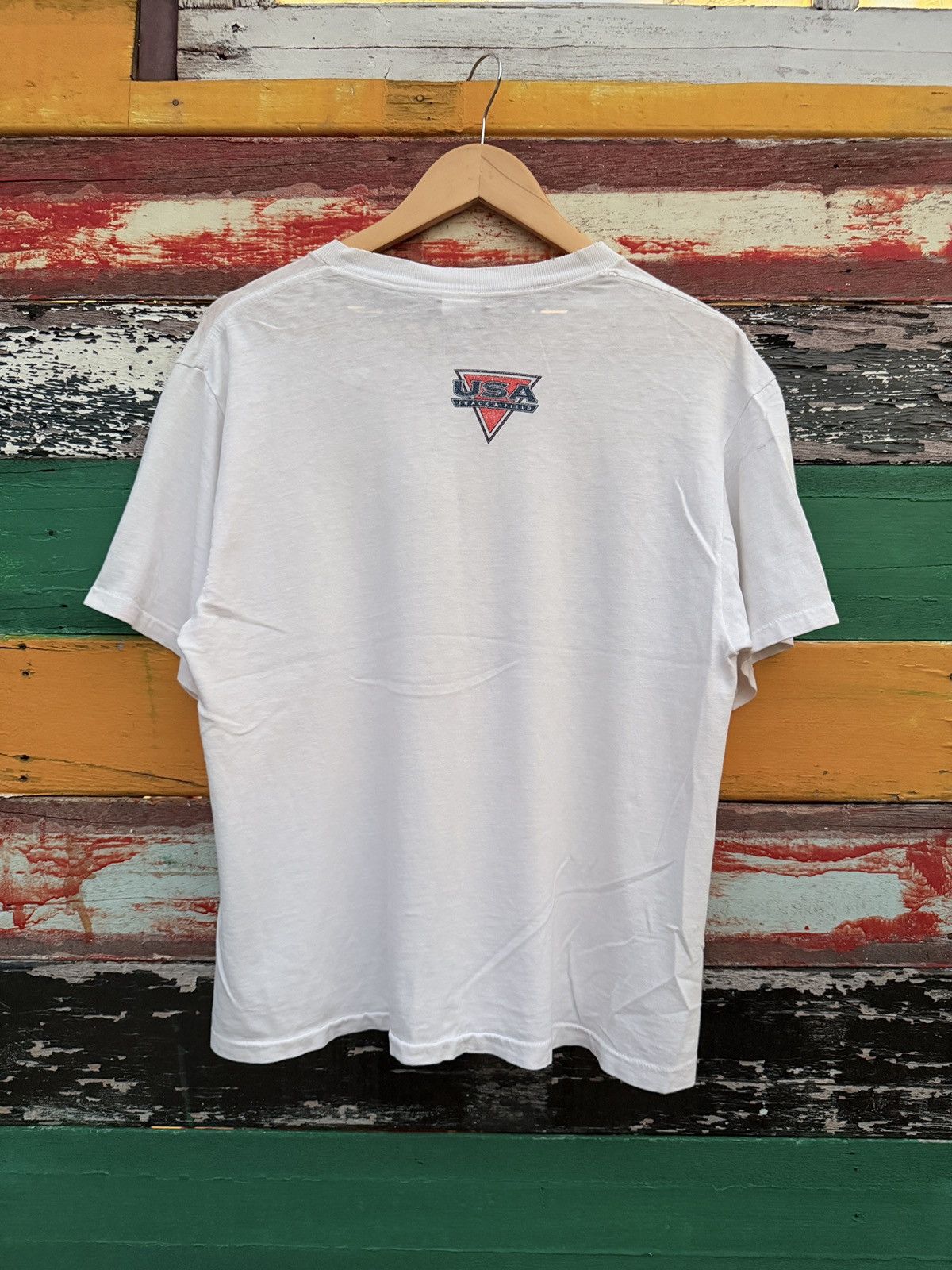 Nike Vintage Nike USA Track & Field 90's T-shirt Size US S / EU 44-46 / 1 - 2 Thumbnail
