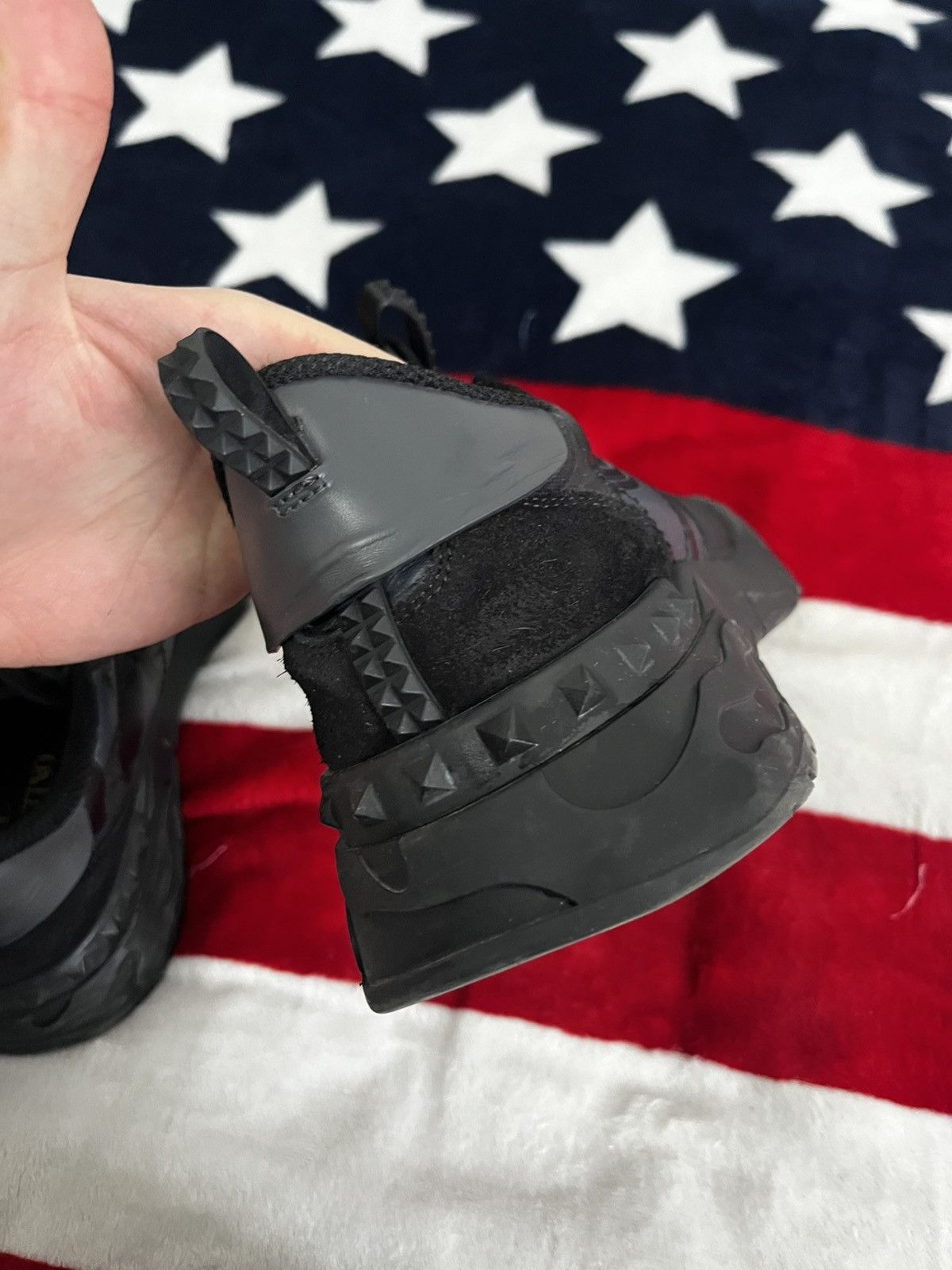 Valentino Valentino Garavani Black Camo Chunky Sneakers Size 41 Size US 8 / EU 41 - 12 Thumbnail