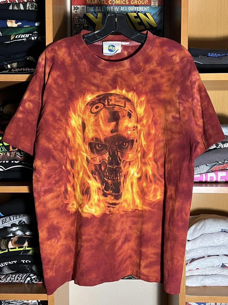 Universal Studios Vintage 90s Universal Studios Terminator 2 Ride Tee Size US L / EU 52-54 / 3 - 1 Thumbnail