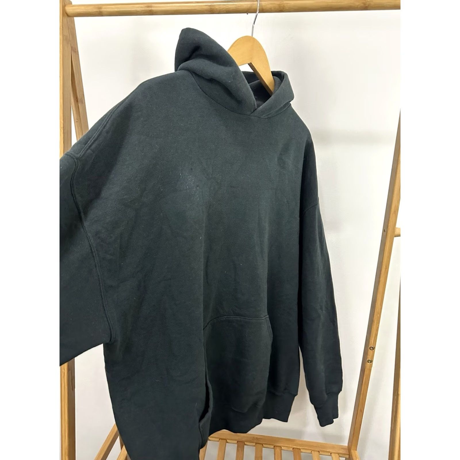 Russell Athletic VTG 90s Russell Athletic Hoodie Sweatshirt Black 2XL Mens Pullover Faded RARE Size US XXL / EU 58 / 5 - 3 Thumbnail