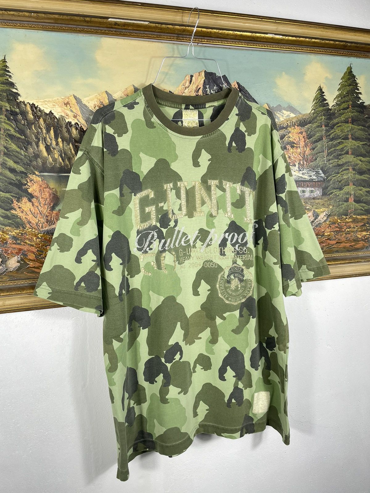 G-Unit Camo vintage retro y2k g unit 50 cent rap tee tees t-shirt Size US L / EU 52-54 / 3 - 3 Thumbnail