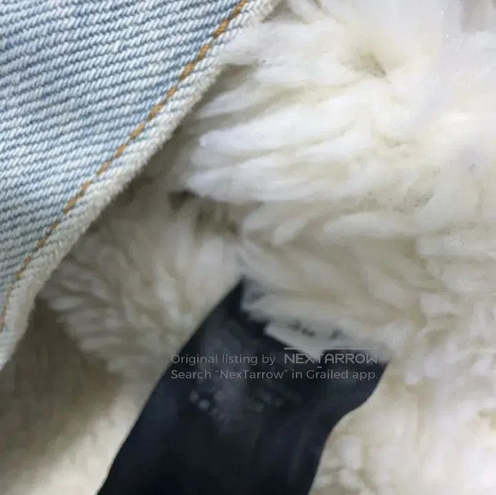 Balenciaga Balenciaga Sherpa Lined Denim Jacket. Size US S / EU 44-46 / 1 - 4 Thumbnail