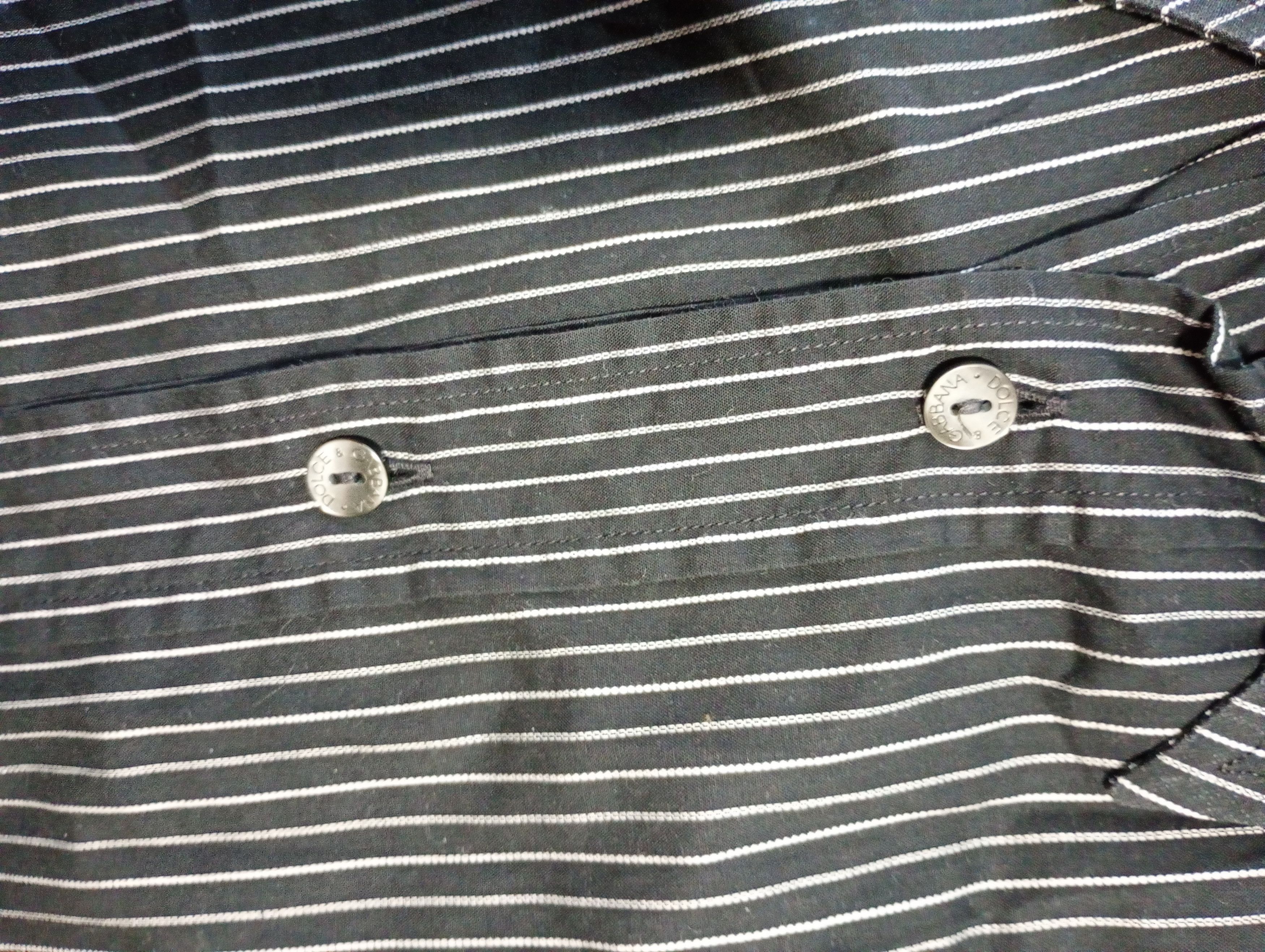 Dolce & Gabbana Dolce & Gabbana Striped Shirt Vintage Size US M / EU 48-50 / 2 - 10 Thumbnail