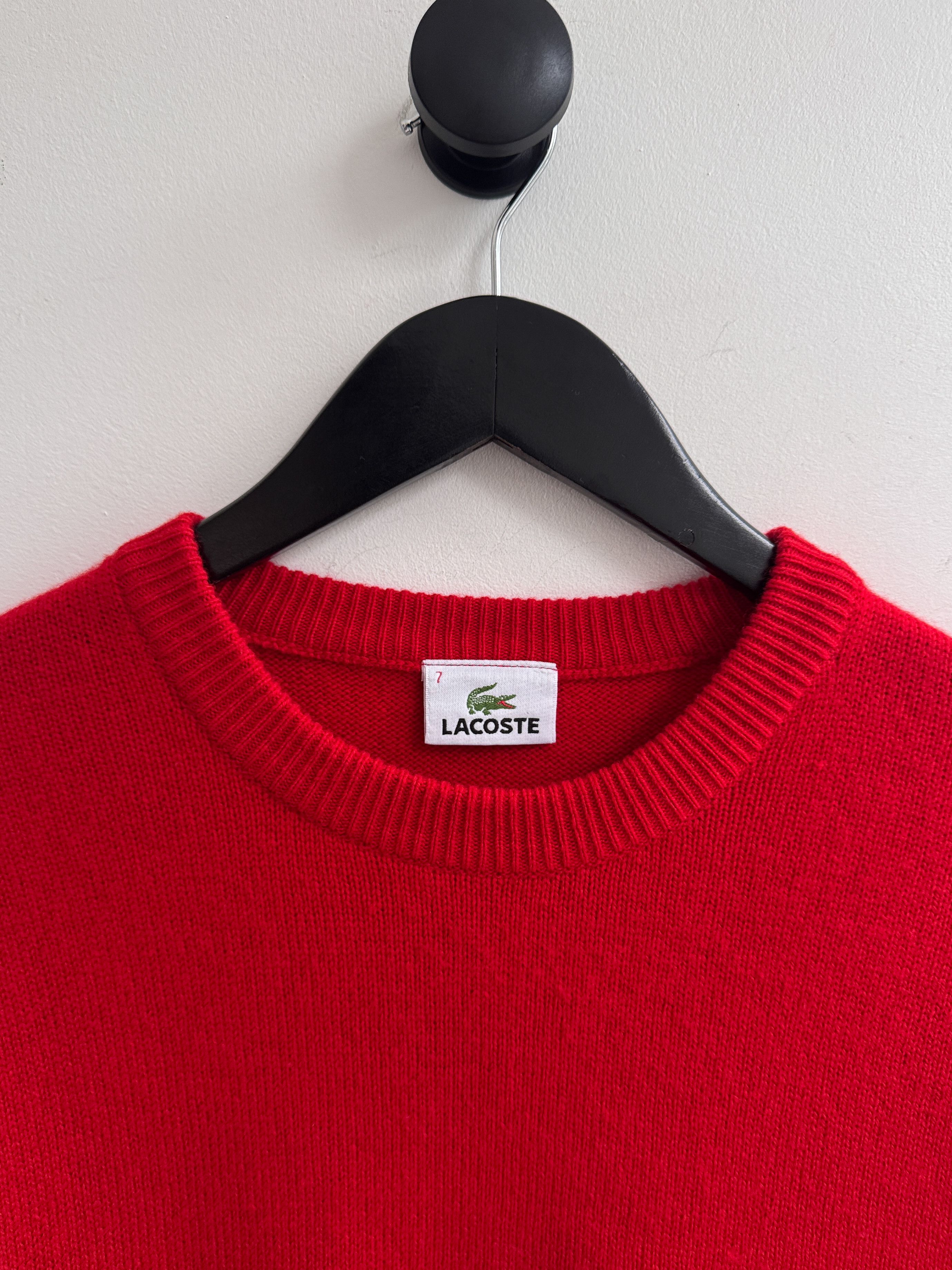 Lacoste Vintage Lacoste Crew Neck Sweater Jumper Size US XL / EU 56 / 4 - 6 Thumbnail