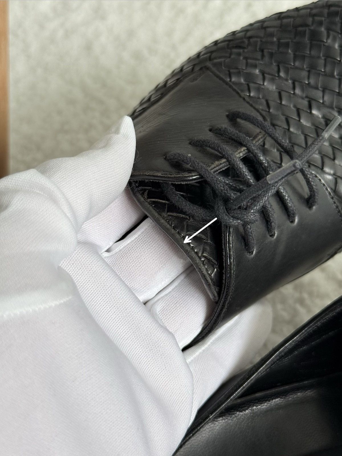 Dolce & Gabbana Dolce & Gabbana Intrecciato Woven Leather Derby Shoes Black Size US 10 / EU 43 - 14 Thumbnail