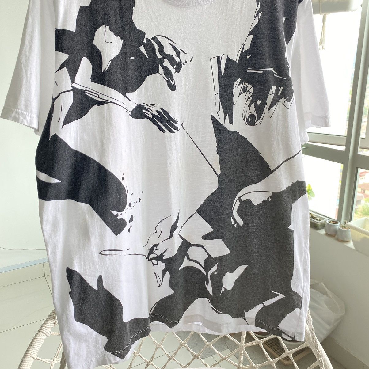 Anime Vintage Evangelion 2.0 You Can Not Advance Movie ERD GRUNGE Size US XL / EU 56 / 4 - 2 Thumbnail