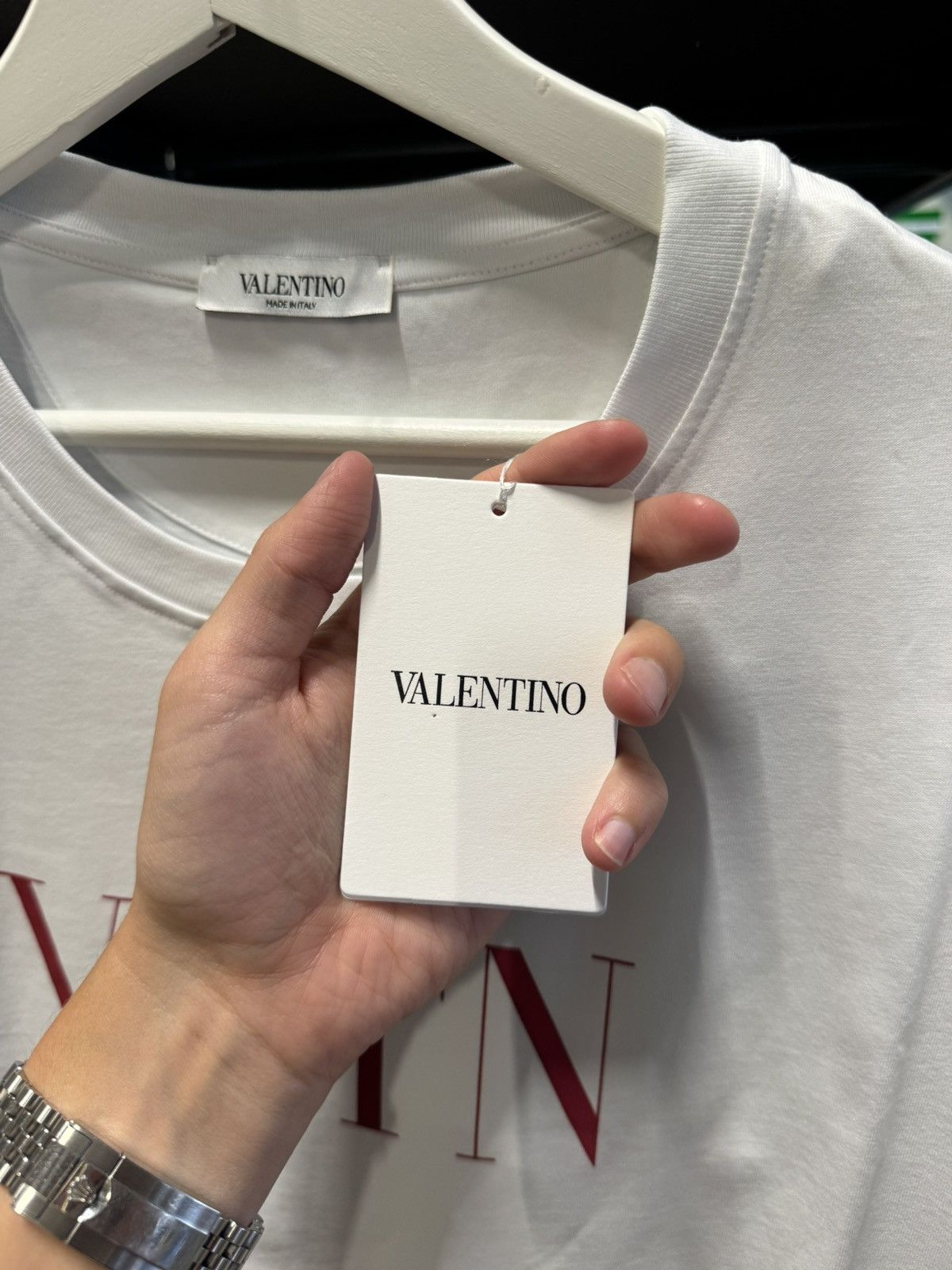 Valentino Valentino VLTN Logo T-Shirt NEW 600$ Size US XXL / EU 58 / 5 - 3 Thumbnail
