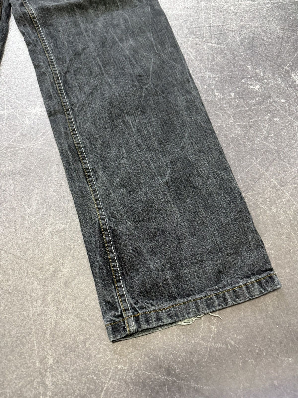 Japanese Brand distressed opium affliction style tribaldenim jeans Size US 34 / EU 50 - 14 Thumbnail