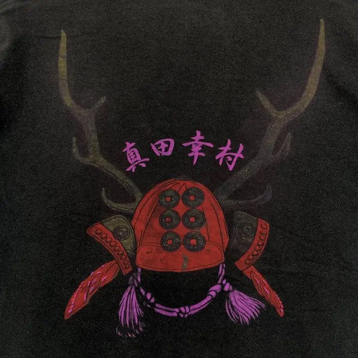 Vintage ANIME YUKIMURA SANADA Samurai Warrior Tee Shirt Size US L / EU 52-54 / 3 - 2 Thumbnail