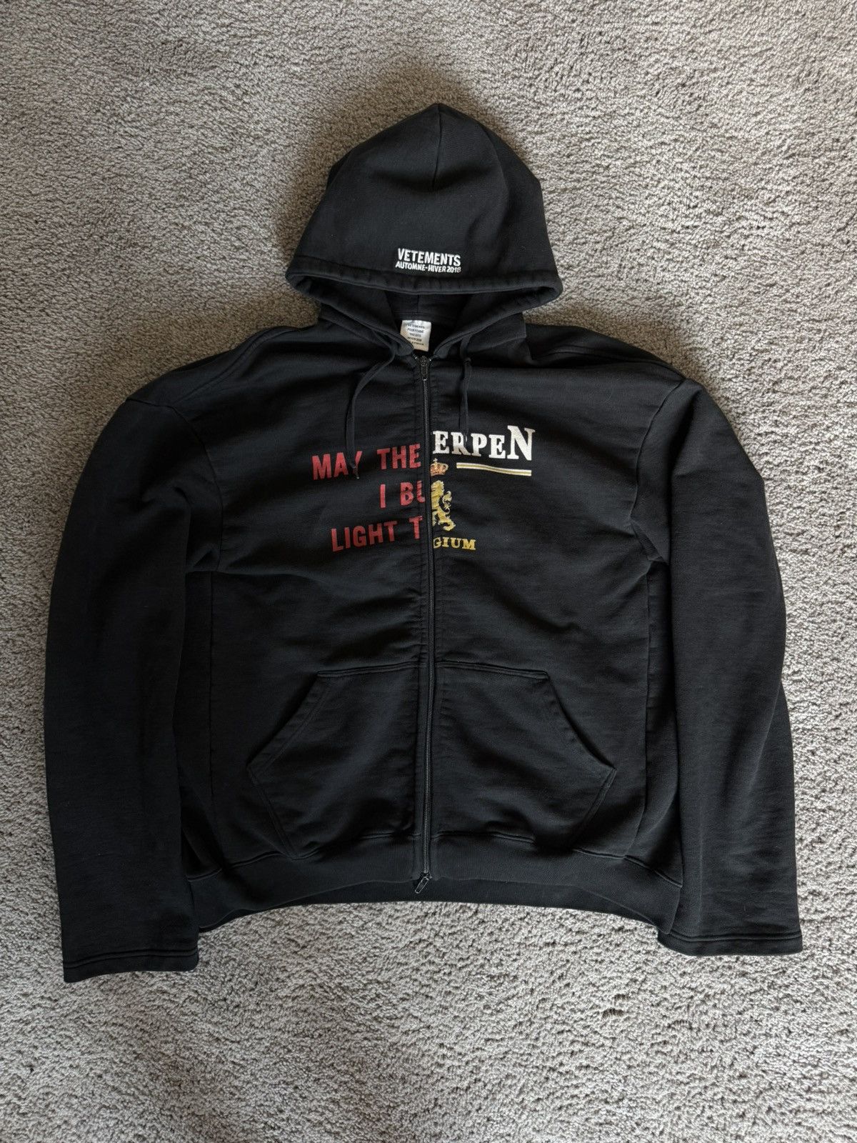 Vetements Vetements May The Bridges Antwerpen Zip Up Hoodie | Grailed