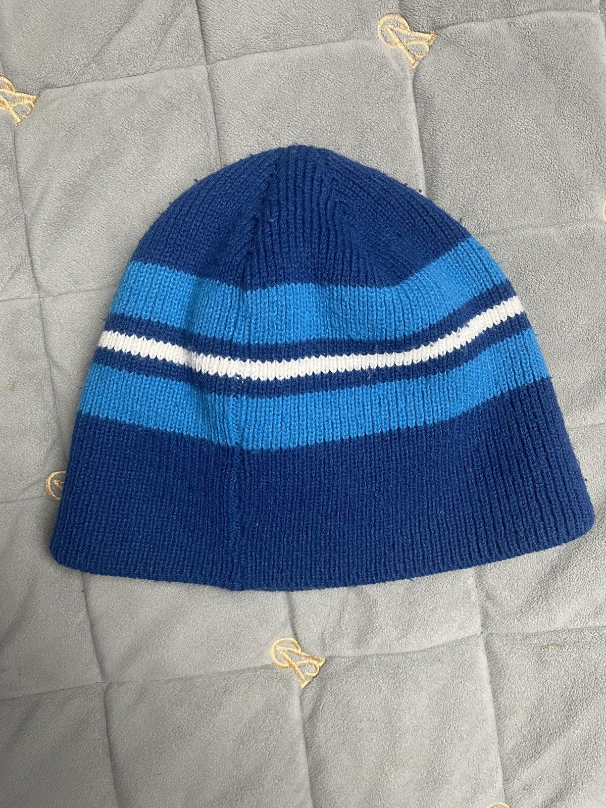 Japanese Brand × Quiksilver × Vintage 🧿QUIKSILVER Heavy Knitted Hat vintage rare Y2K Size ONE SIZE - 3 Thumbnail