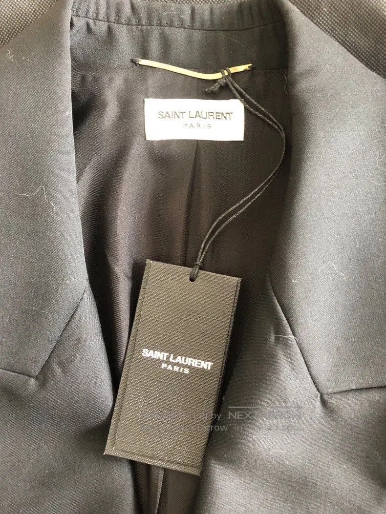 Saint Laurent Paris Saint Laurent Paris Wool suit jacket. Size S / US 4 / IT 40 - 4 Thumbnail