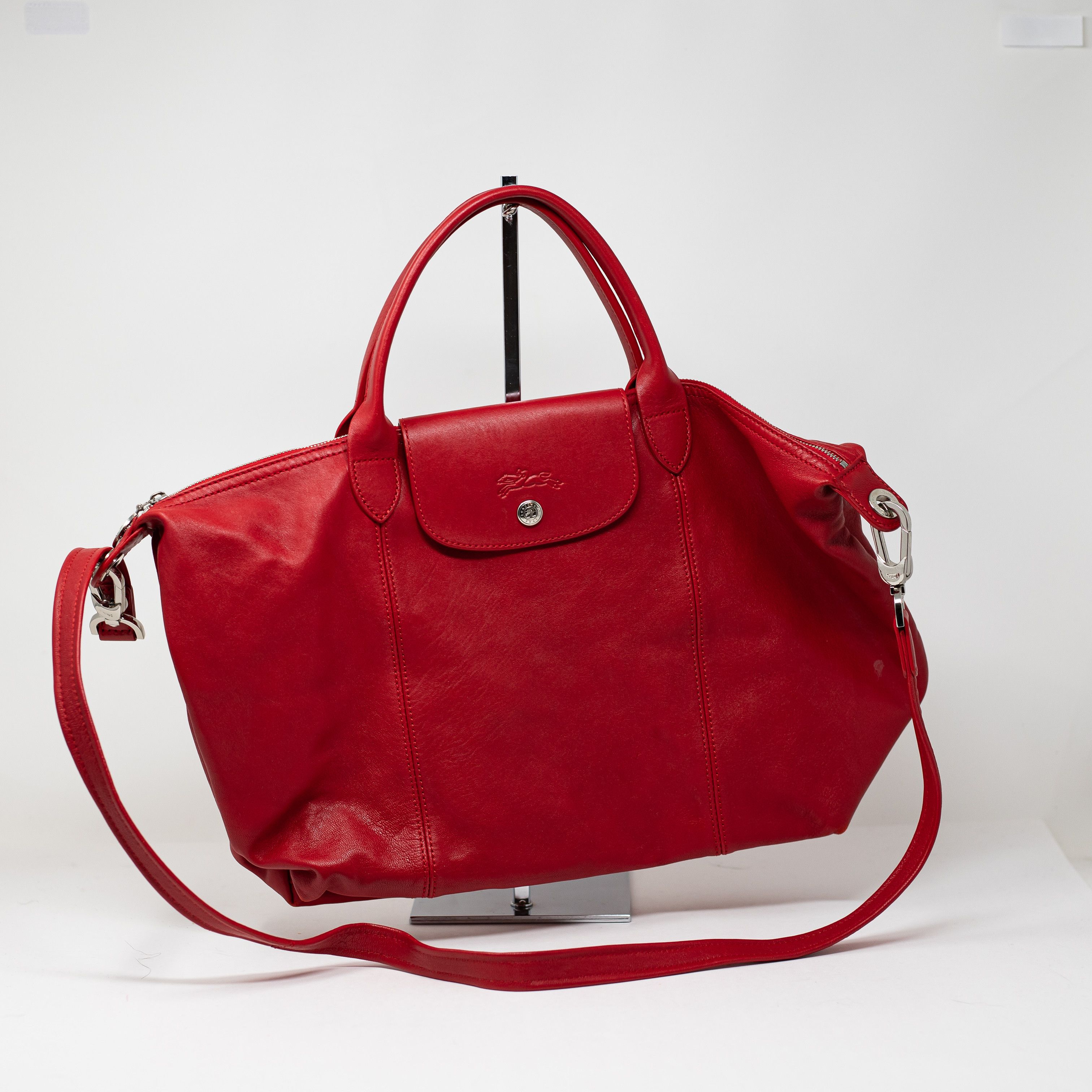 Longchamp Longchamp Le Pliage Cuir Medium Genuine Size ONE SIZE - 1 Thumbnail