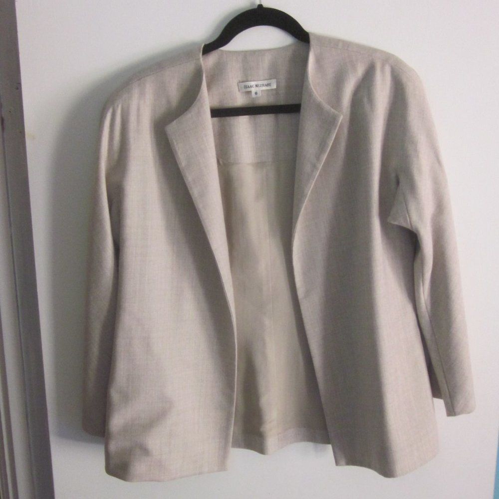 Isaac Mizrahi Isaac Mizrahi Vintage Wool Open Front Blazer Size 6 Size M / US 6-8 / IT 42-44 - 3 Thumbnail